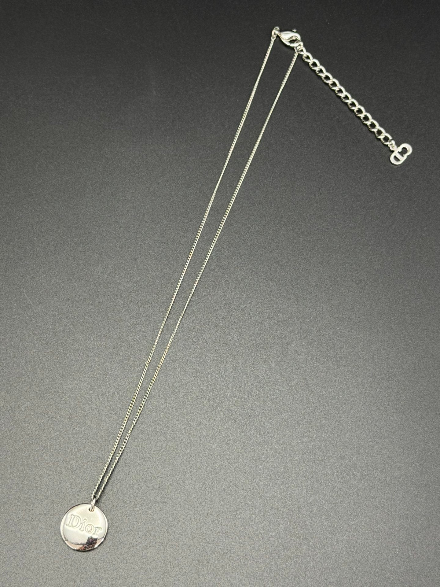 CHRISTIAN DIOR Logo Necklace