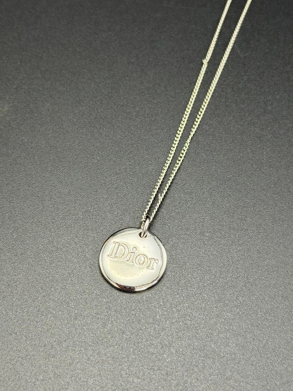 CHRISTIAN DIOR Logo Necklace
