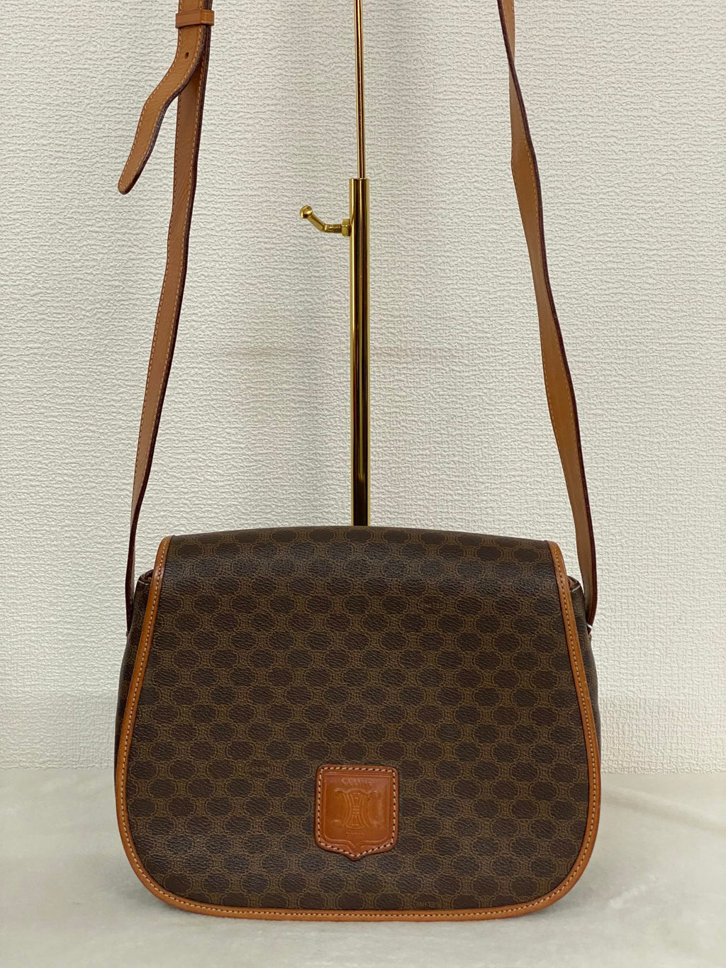 CELINE Macadam Saddle Shoulderbag