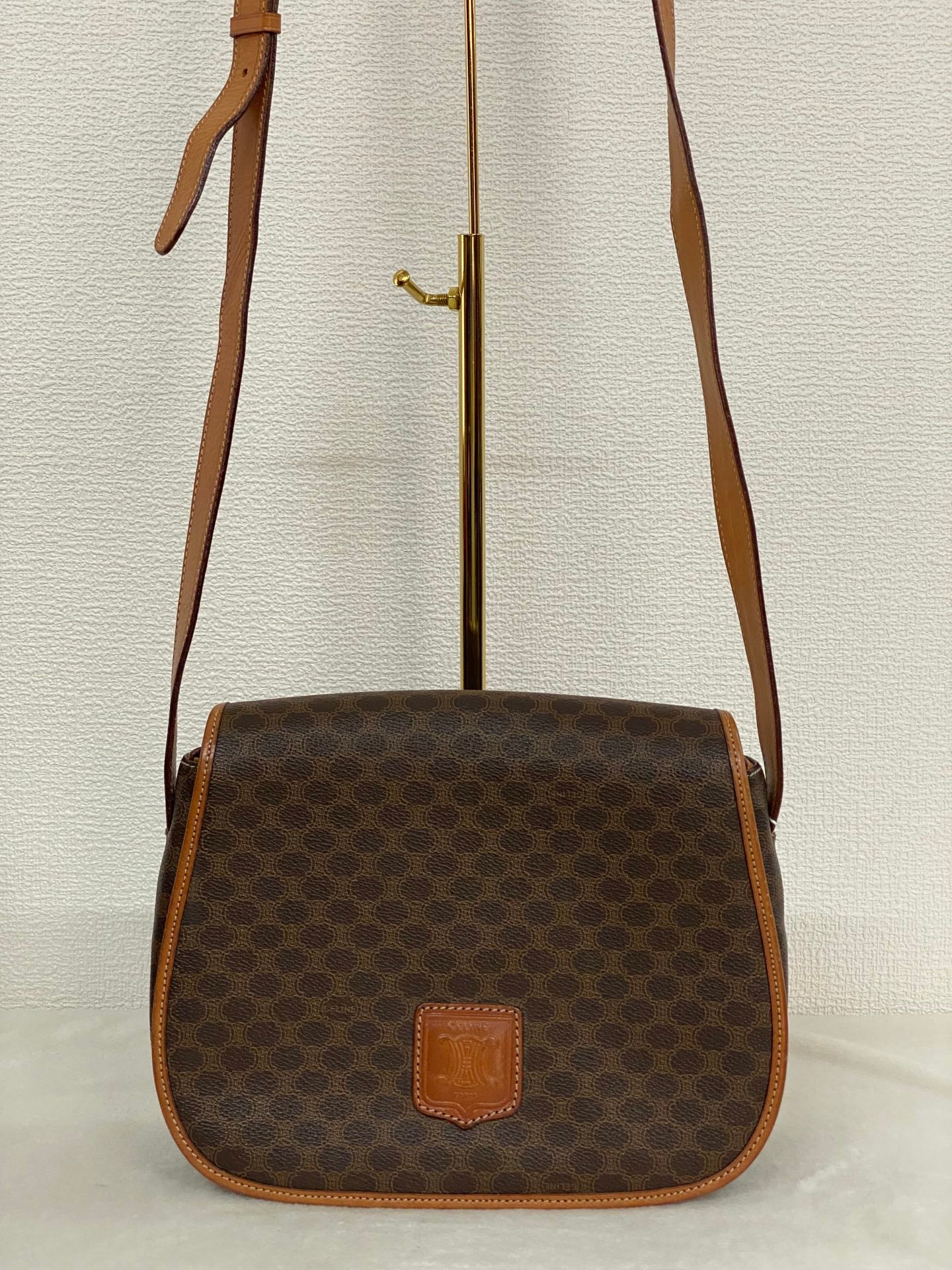 CELINE Macadam Saddle Shoulderbag