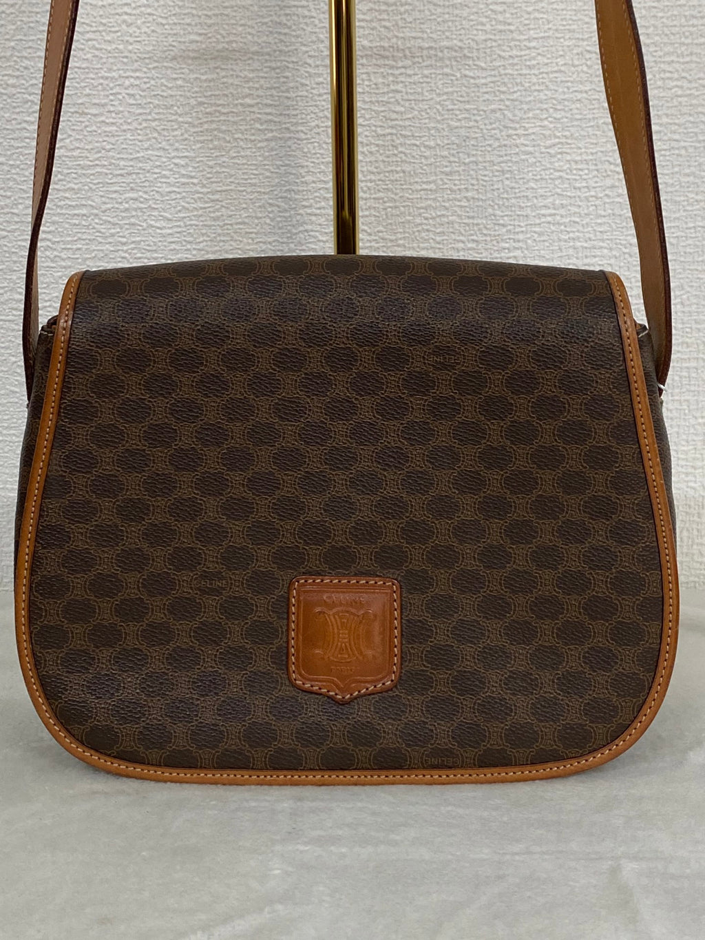 CELINE Macadam Saddle Shoulderbag