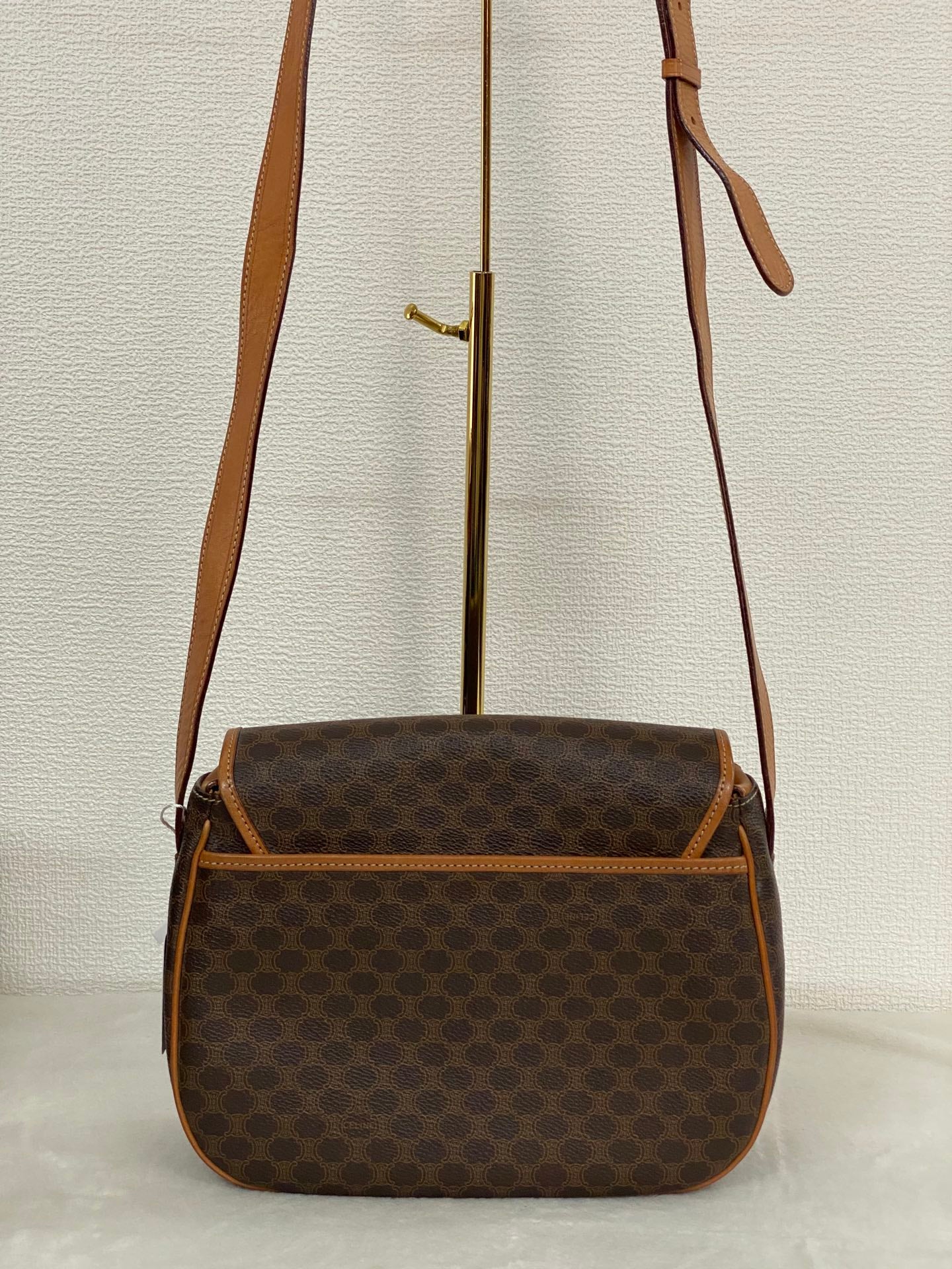 CELINE Macadam Saddle Shoulderbag