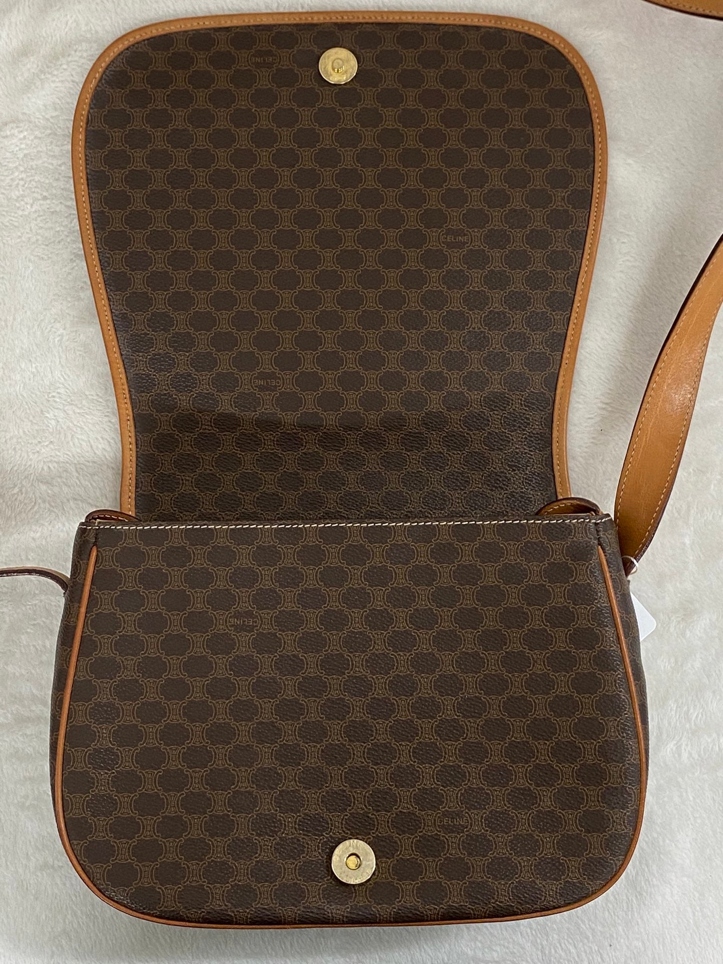 CELINE Macadam Saddle Shoulderbag