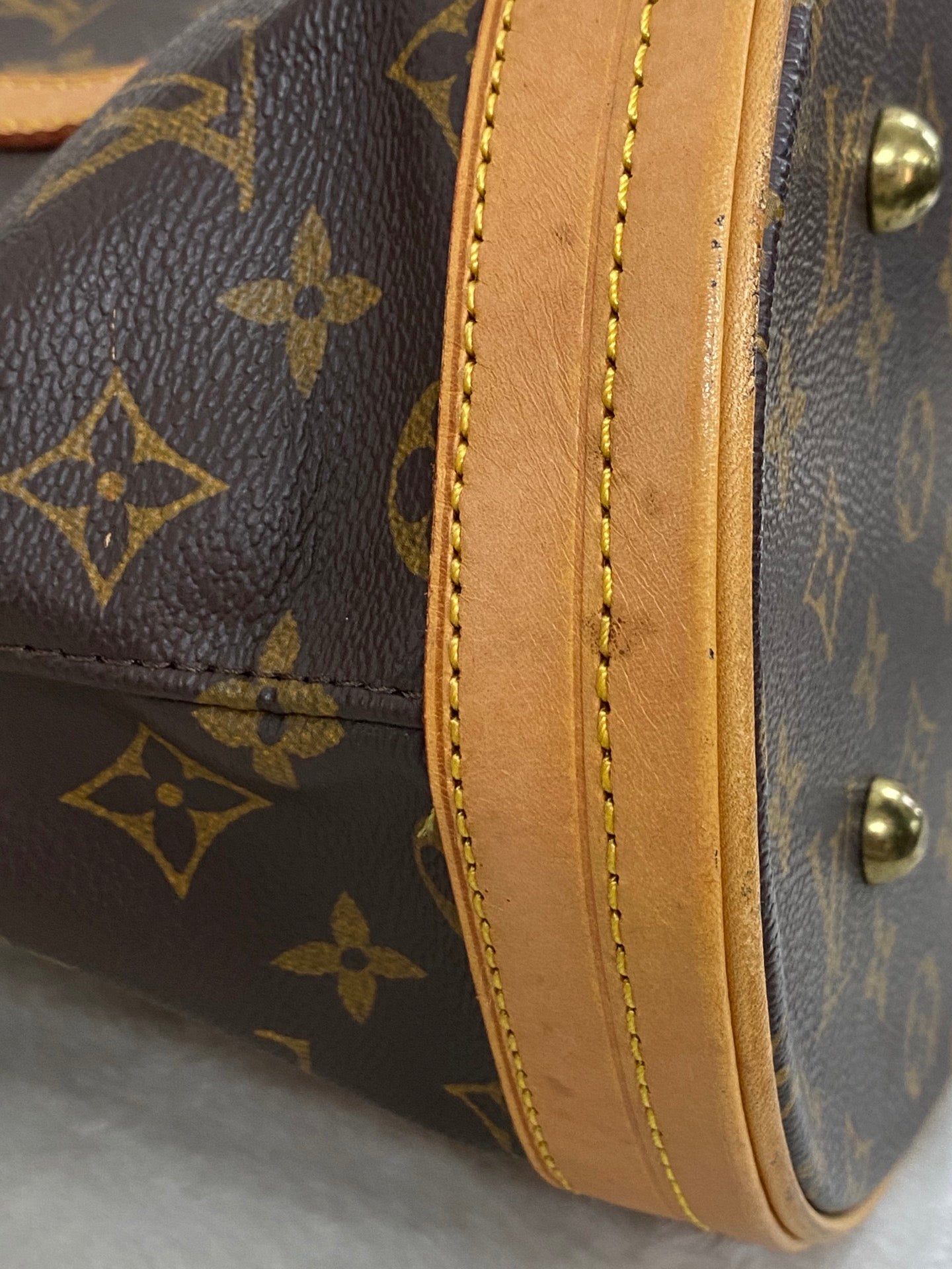 LOUIS VUITTON Monogram Bucket Handbag