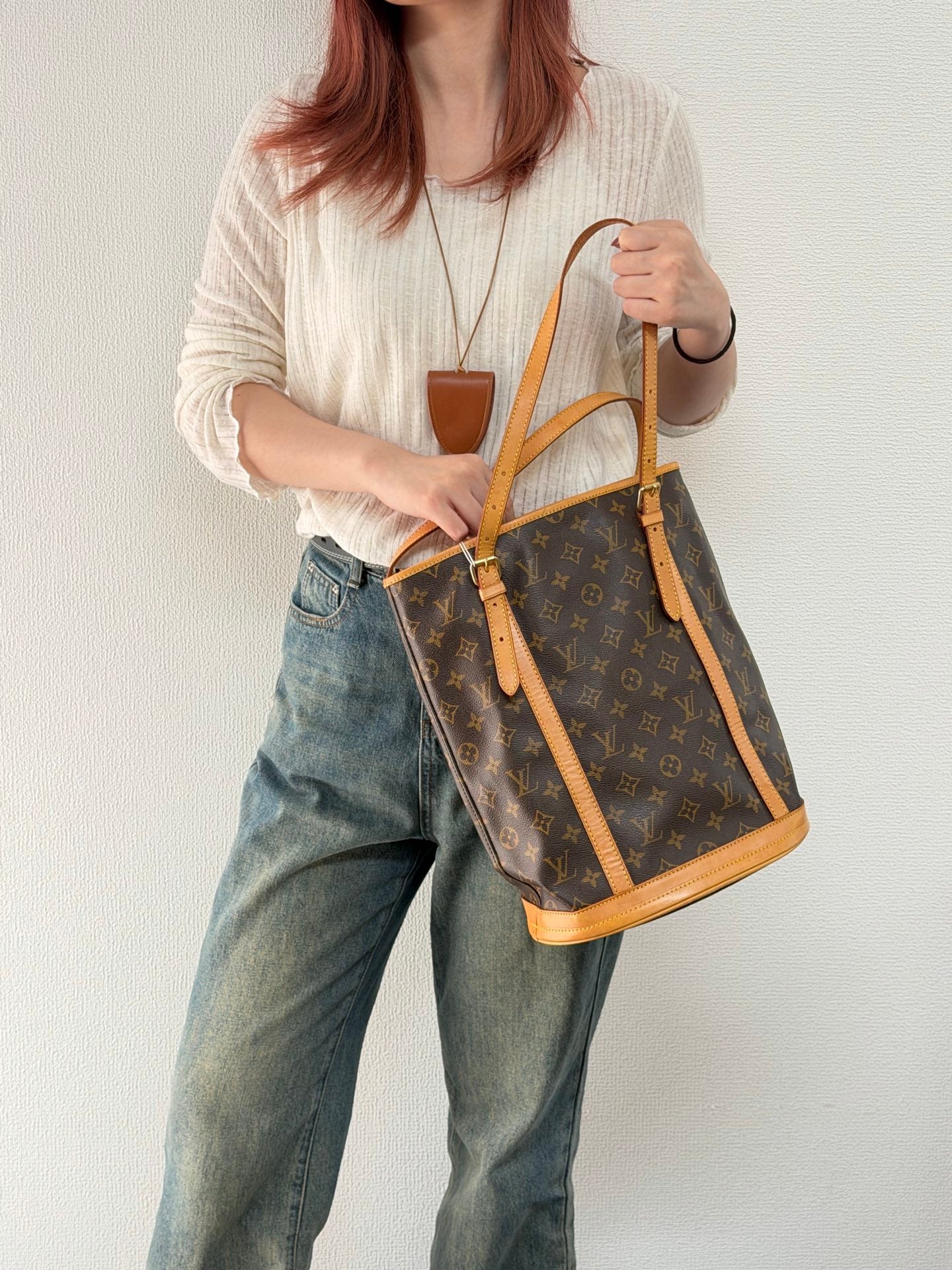 LOUIS VUITTON Monogram Bucket Handbag