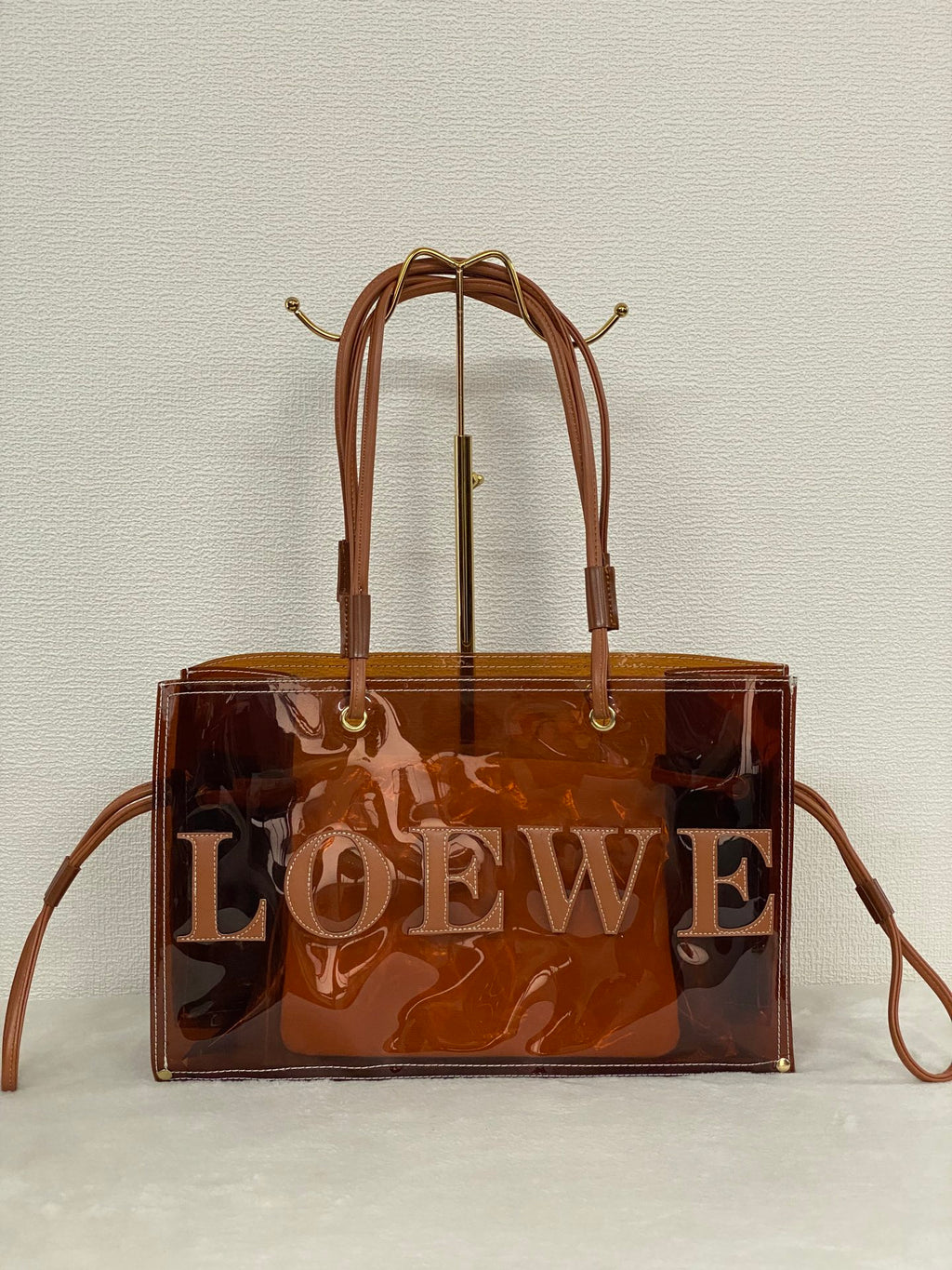 Loewe Anagram Vinyl Shopper Tote Bag