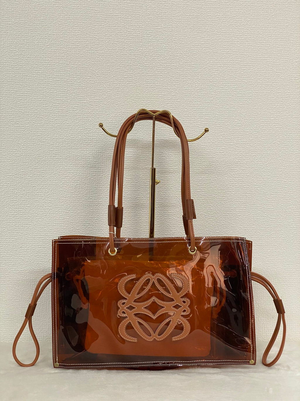 Loewe Anagram Vinyl Shopper Tote Bag