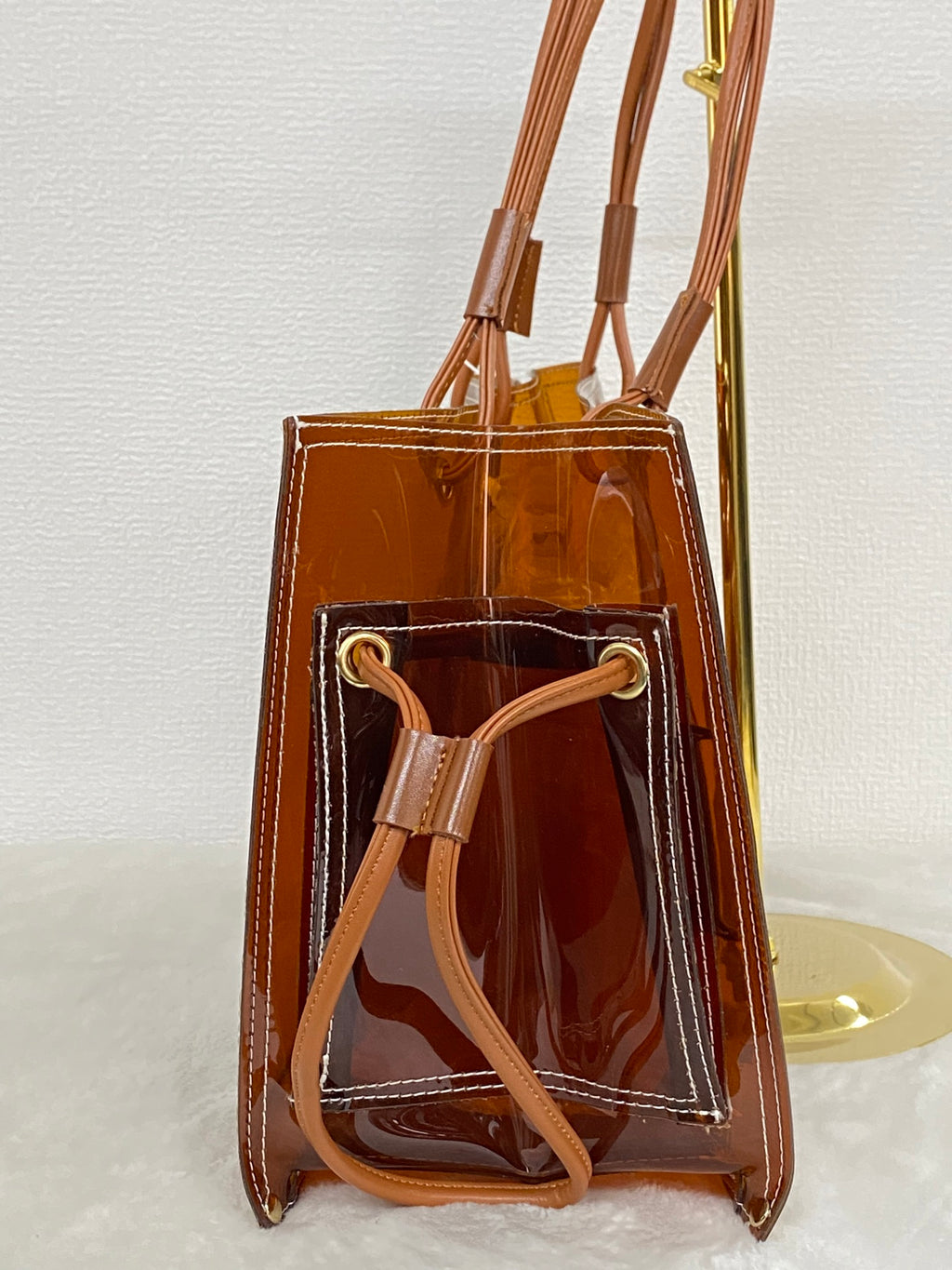 Loewe Anagram Vinyl Shopper Tote Bag
