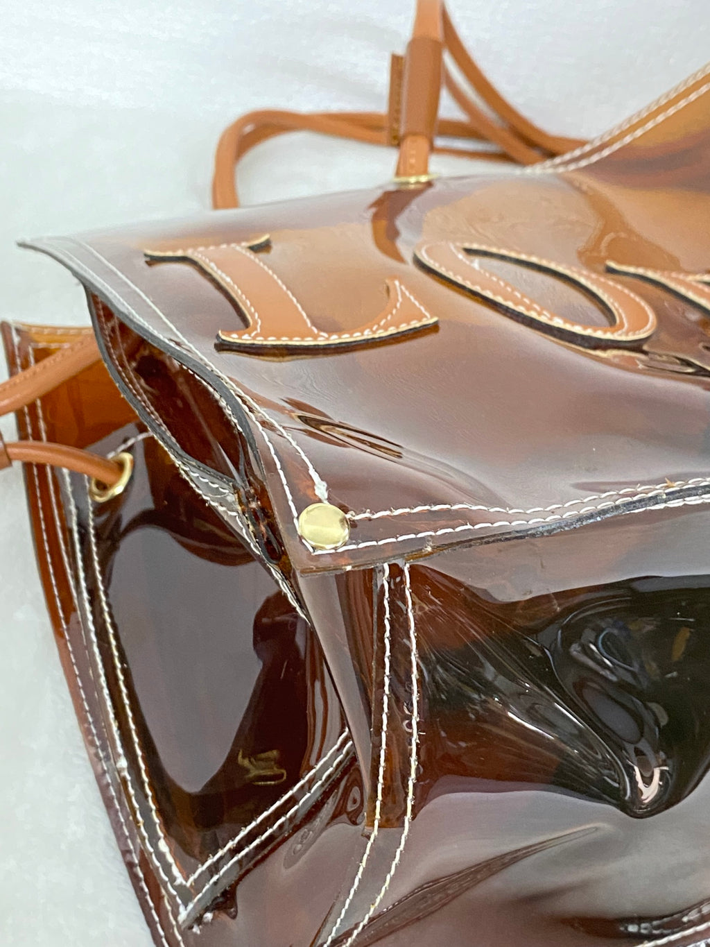 Loewe Anagram Vinyl Shopper Tote Bag