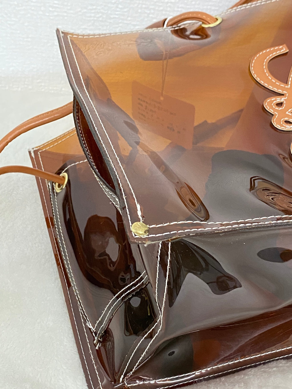 Loewe Anagram Vinyl Shopper Tote Bag