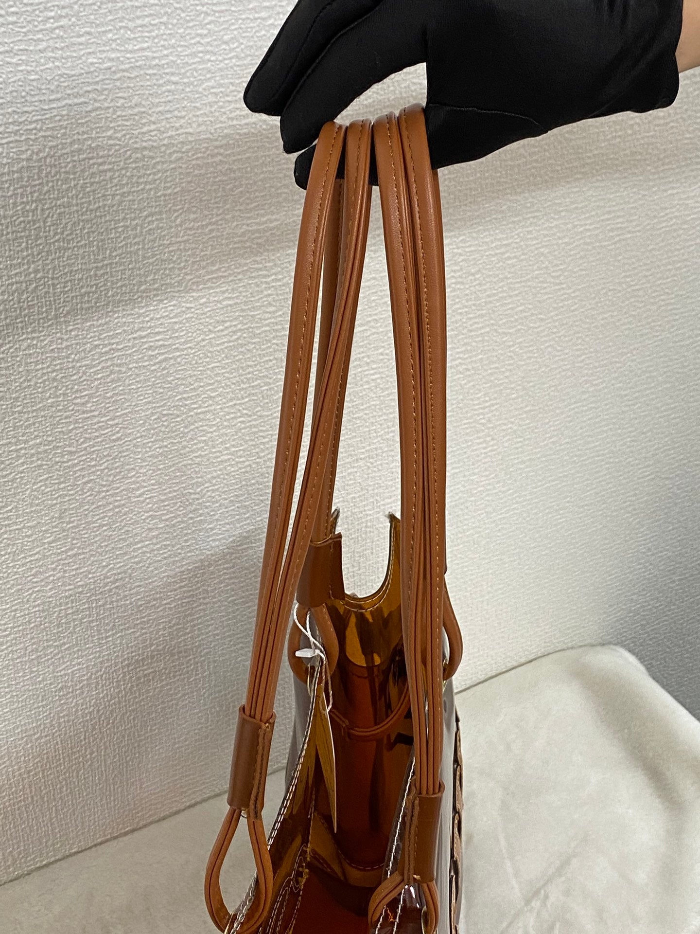 Loewe Anagram Vinyl Shopper Tote Bag