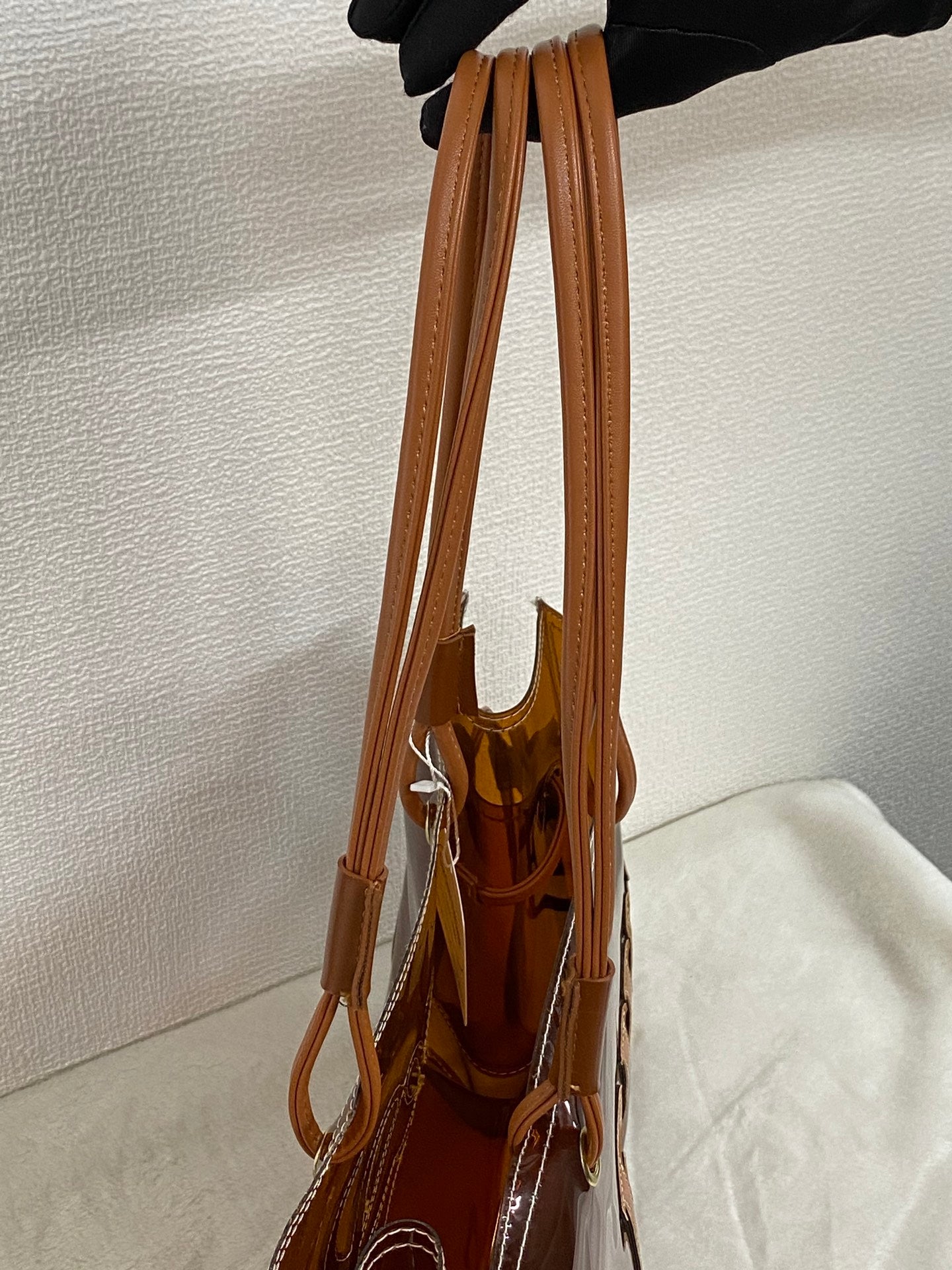 Loewe Anagram Vinyl Shopper Tote Bag