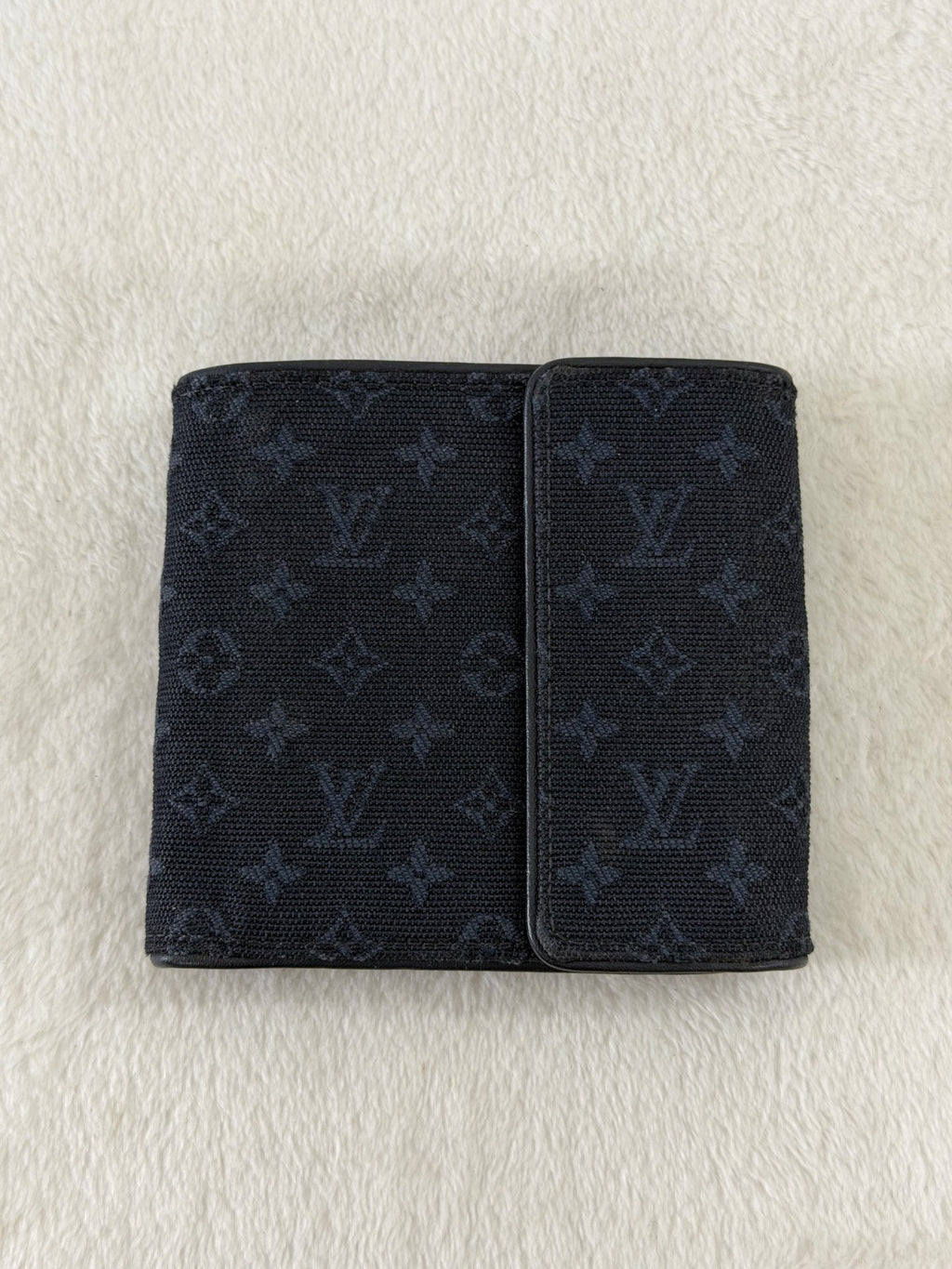 LOUIS VUITTON Monogram Denim Trifold Wallet