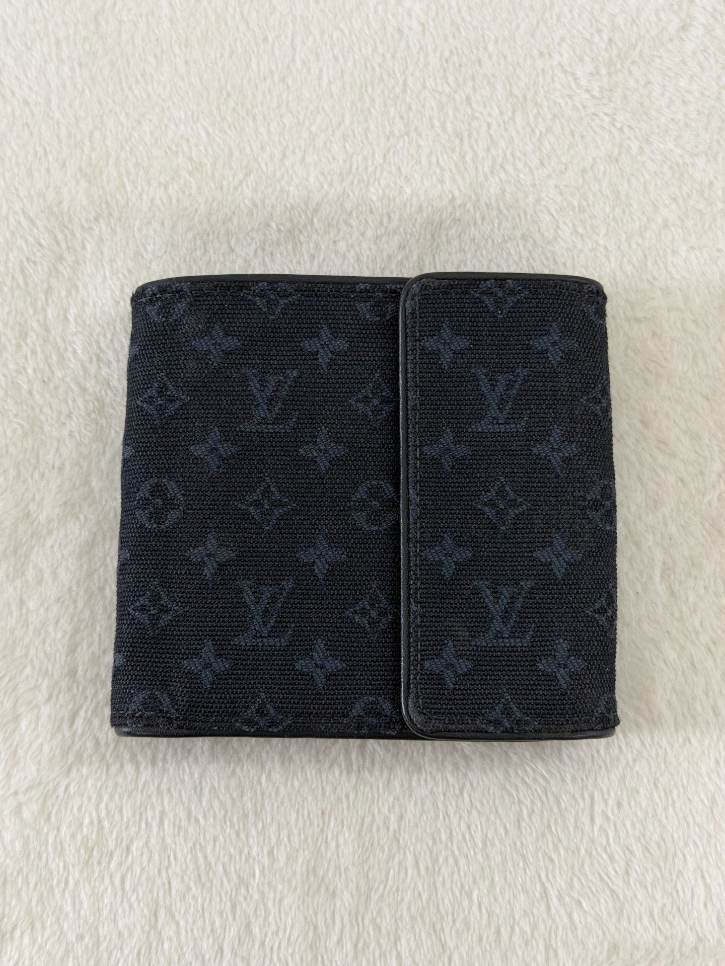 LOUIS VUITTON Monogram Denim Trifold Wallet