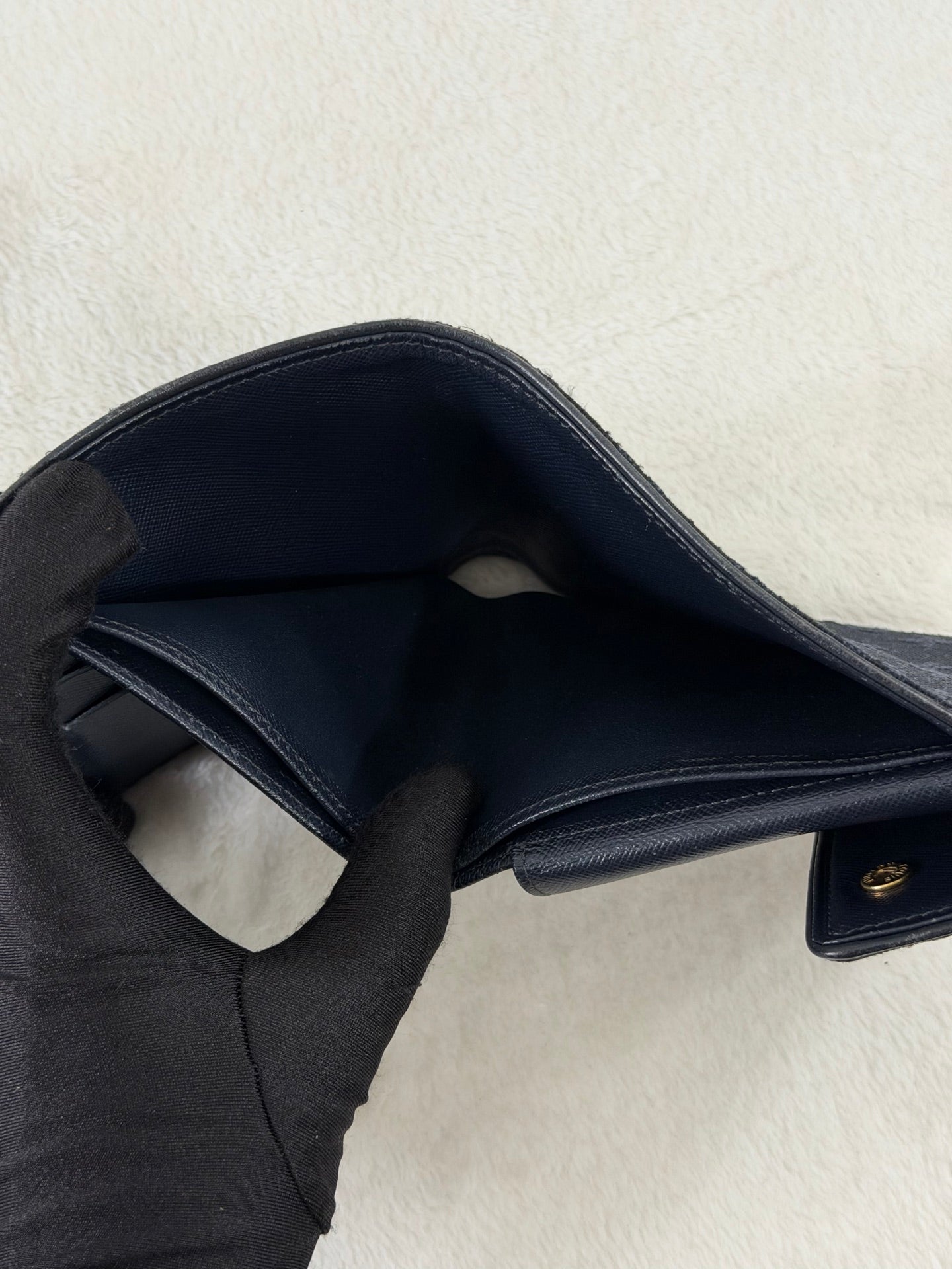 LOUIS VUITTON Monogram Denim Trifold Wallet