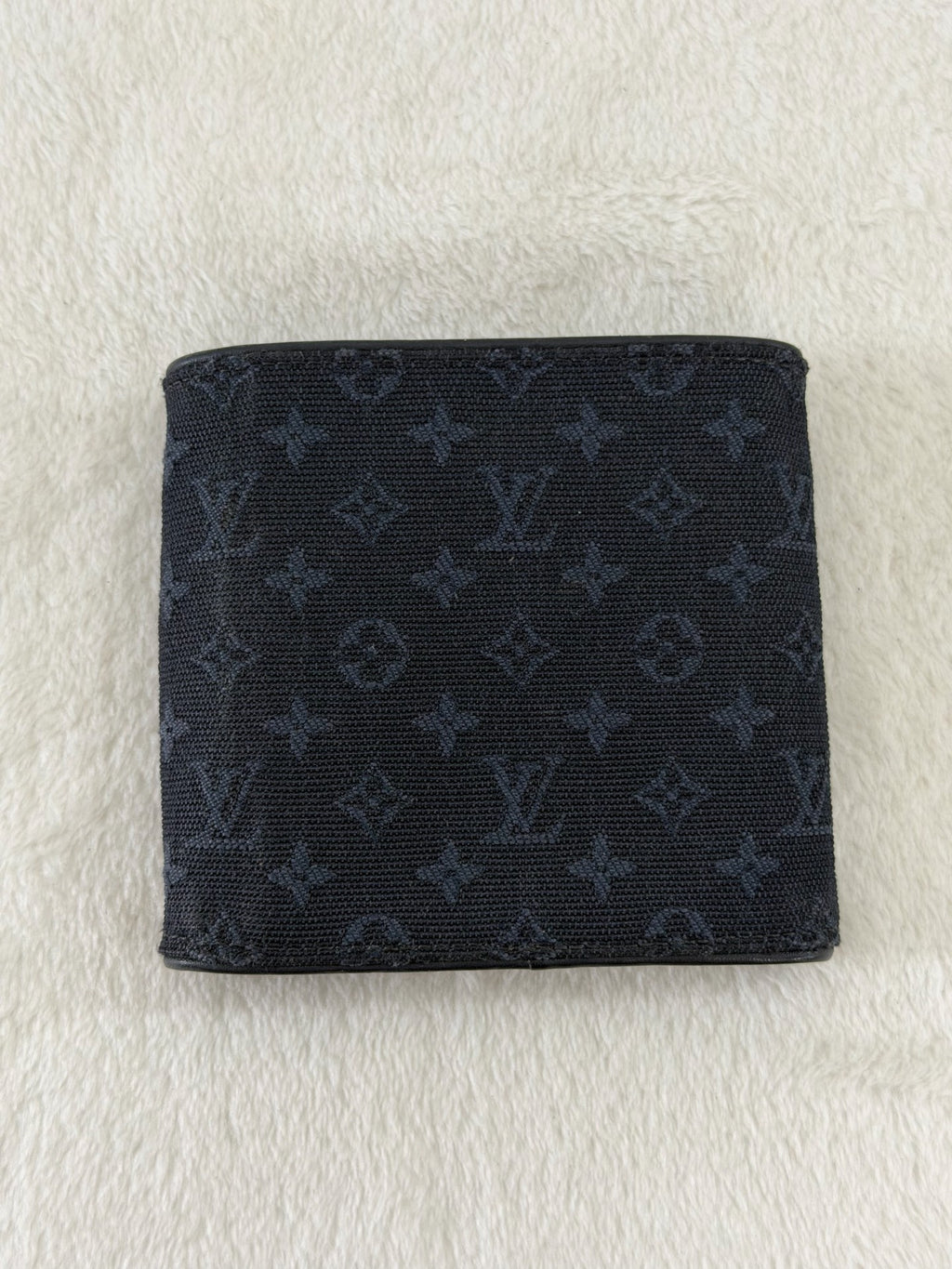 LOUIS VUITTON Monogram Denim Trifold Wallet