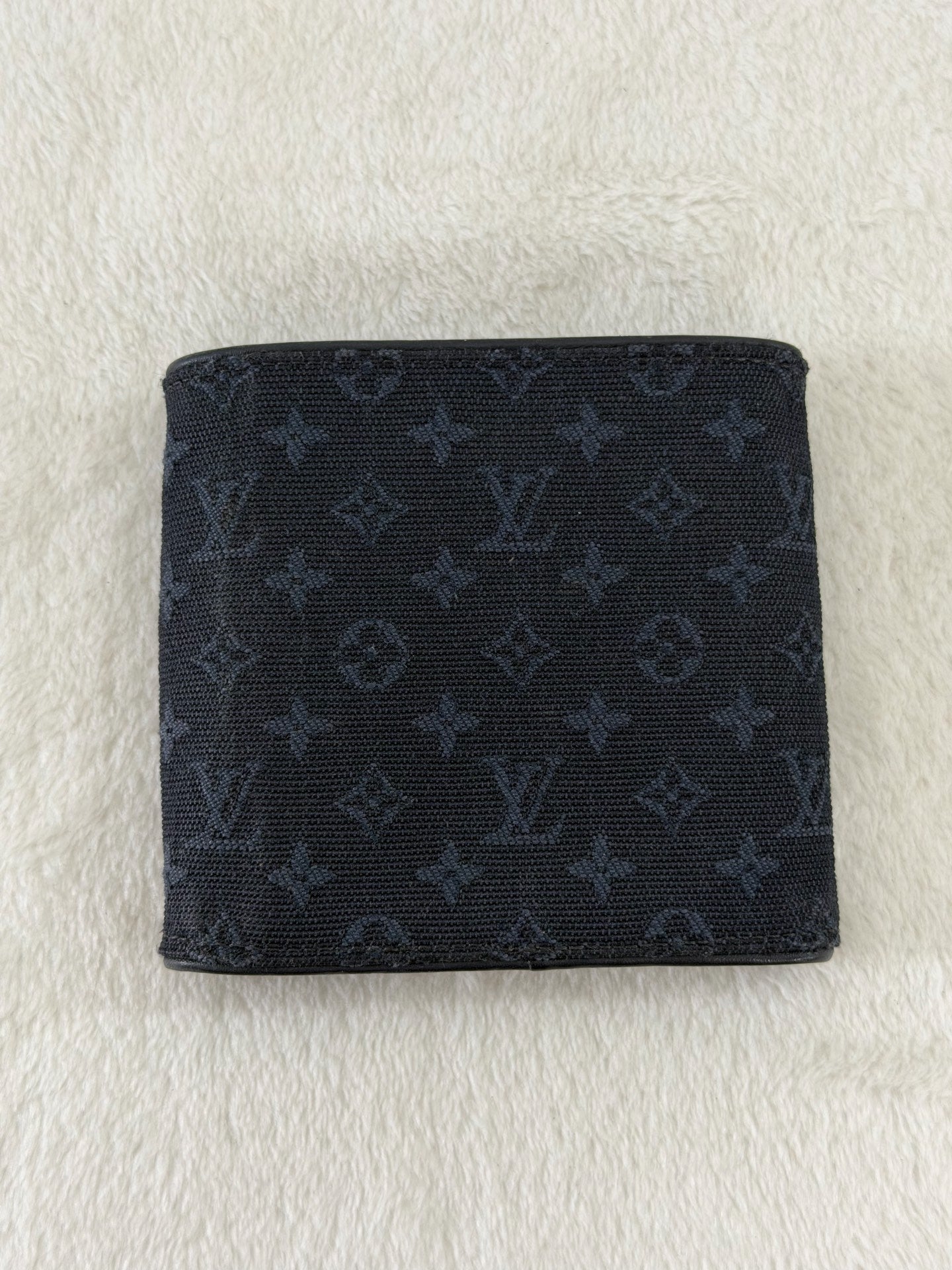 LOUIS VUITTON Monogram Denim Trifold Wallet