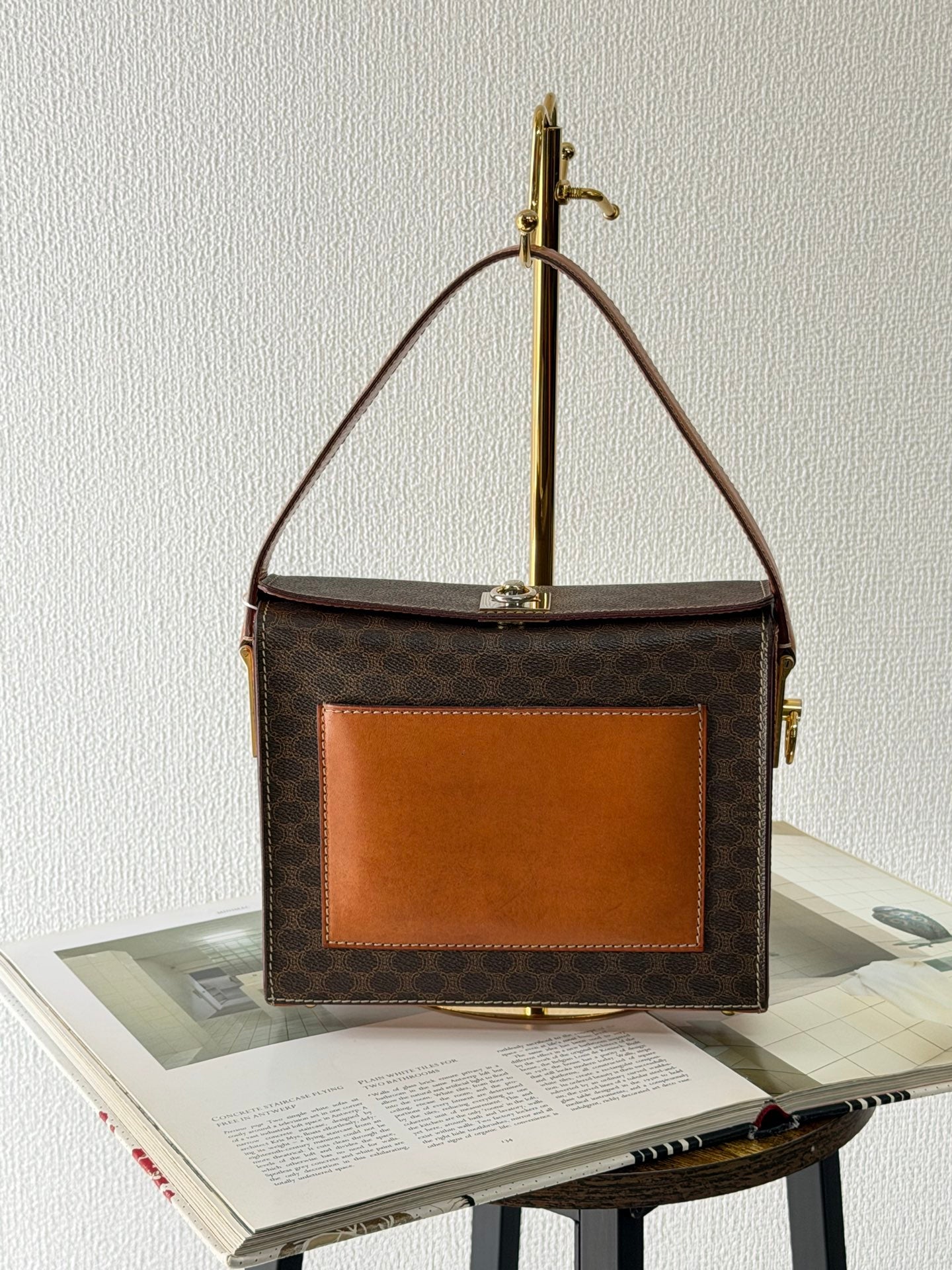 CELINE Macadam Box Handbag