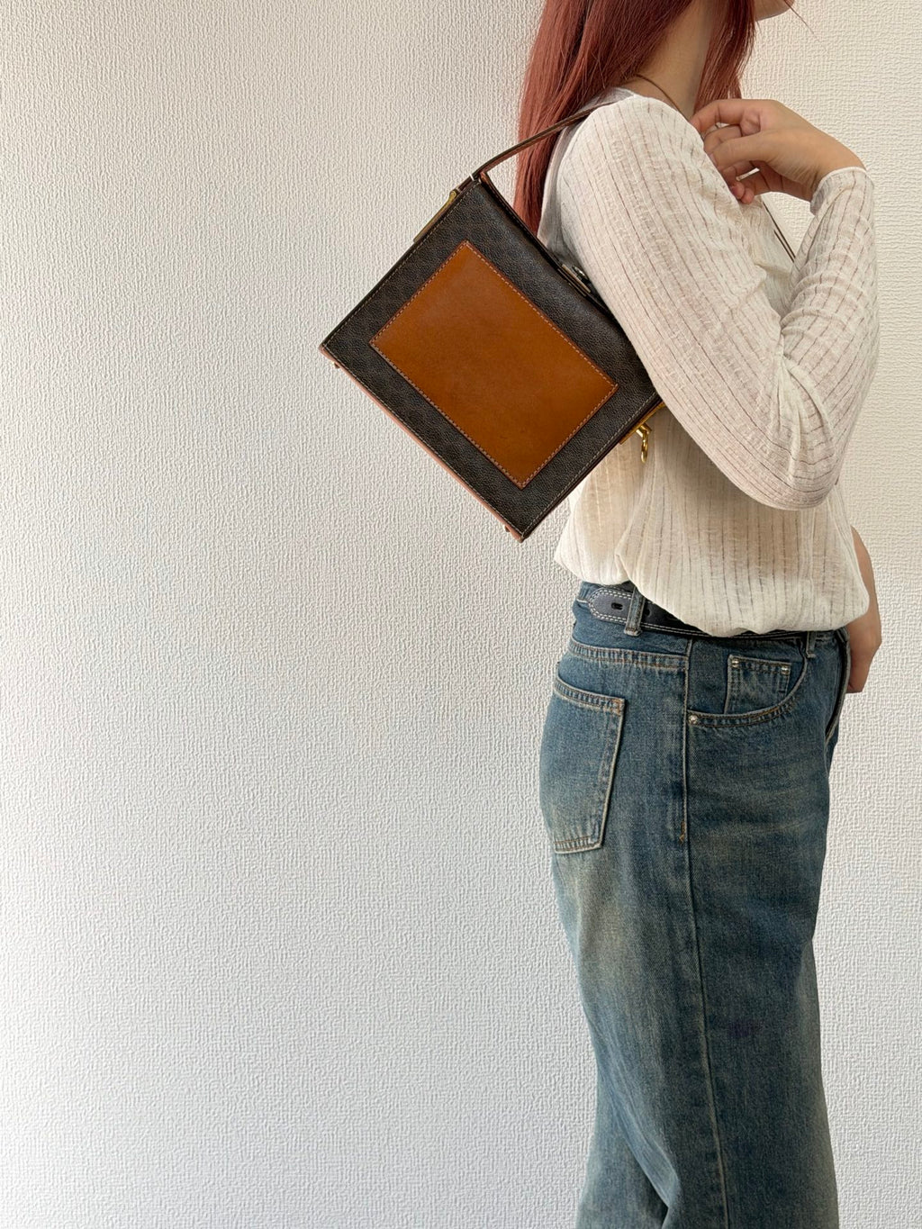 CELINE Macadam Box Handbag