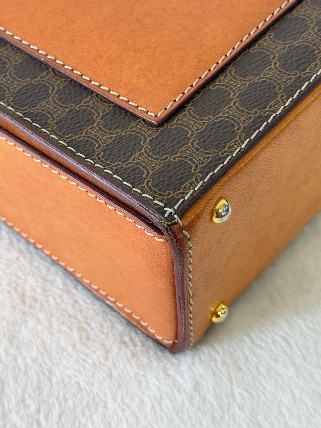 CELINE Macadam Box Handbag