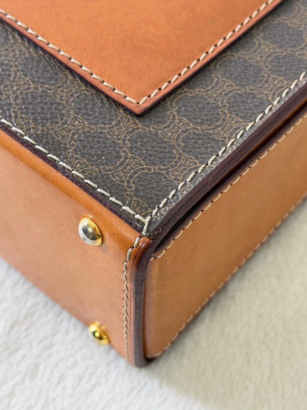 CELINE Macadam Box Handbag