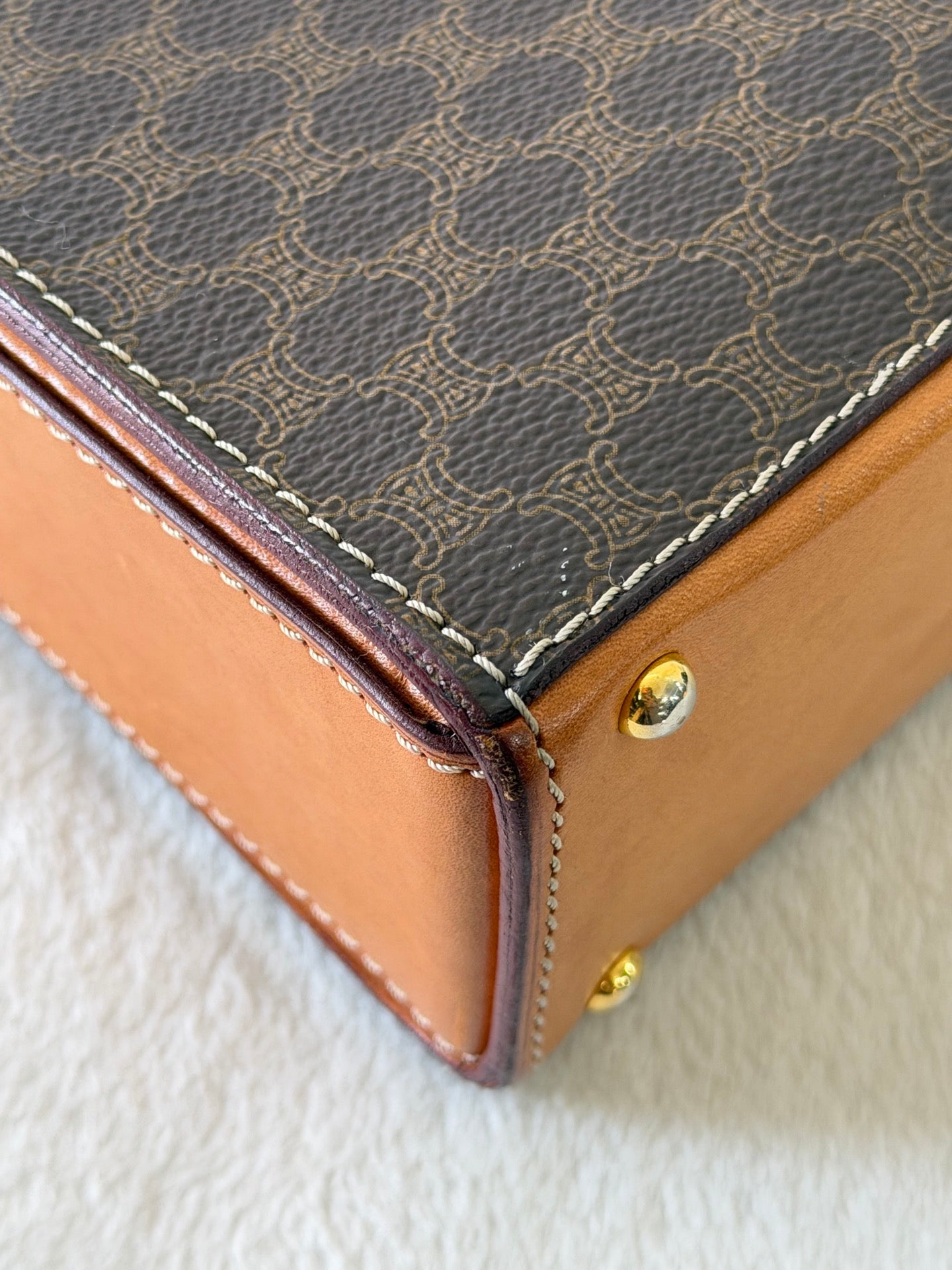CELINE Macadam Box Handbag