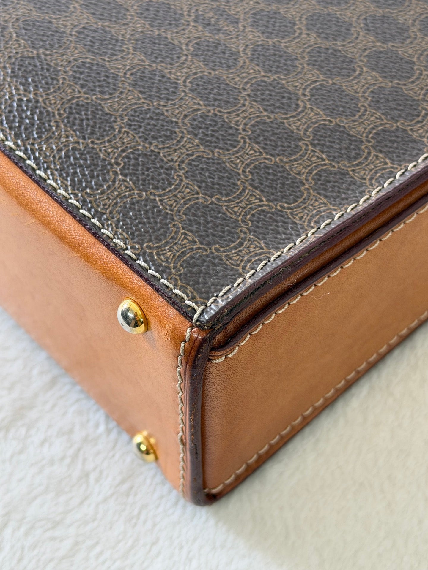CELINE Macadam Box Handbag