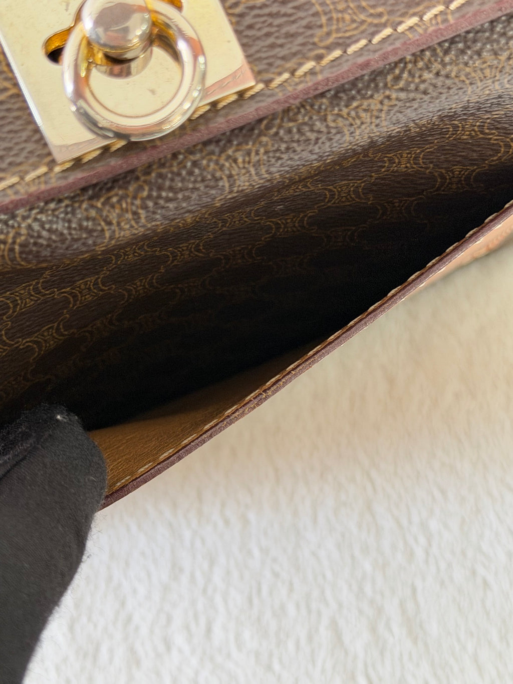 CELINE Macadam Box Handbag