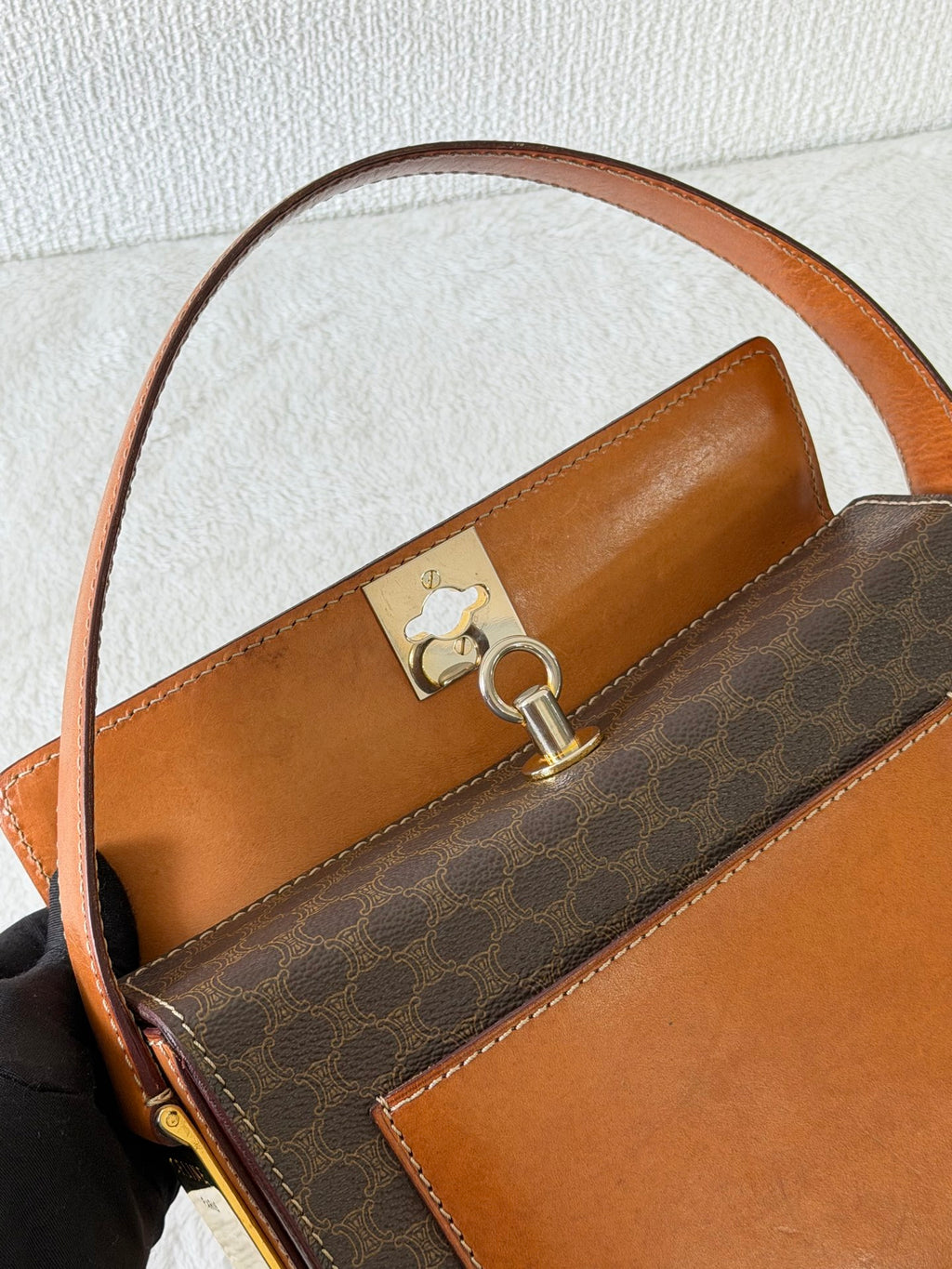 CELINE Macadam Box Handbag