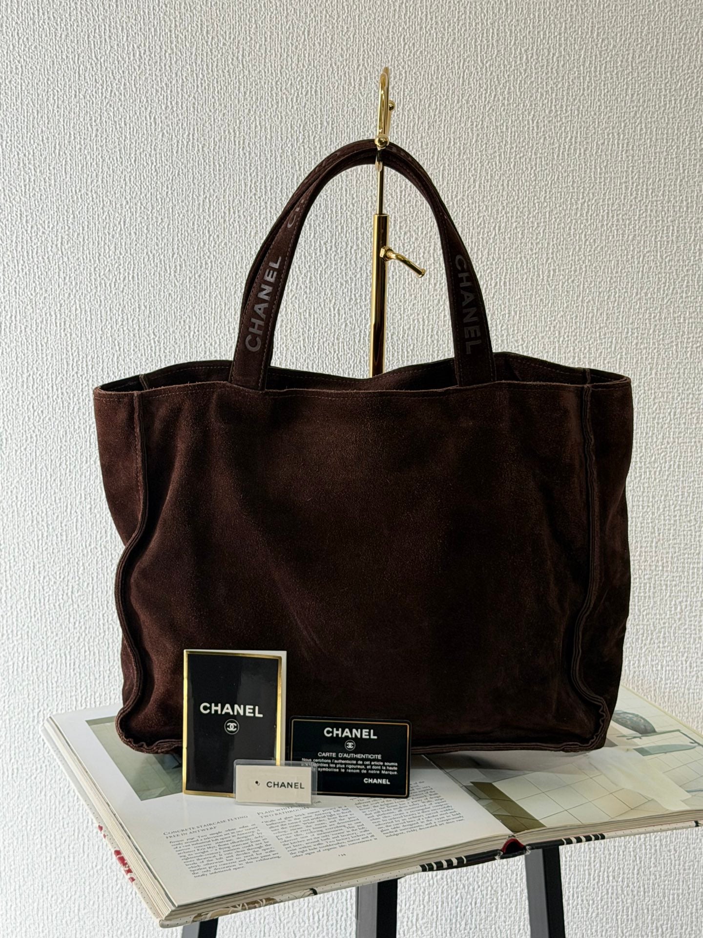 CHANEL Suede Totebag
