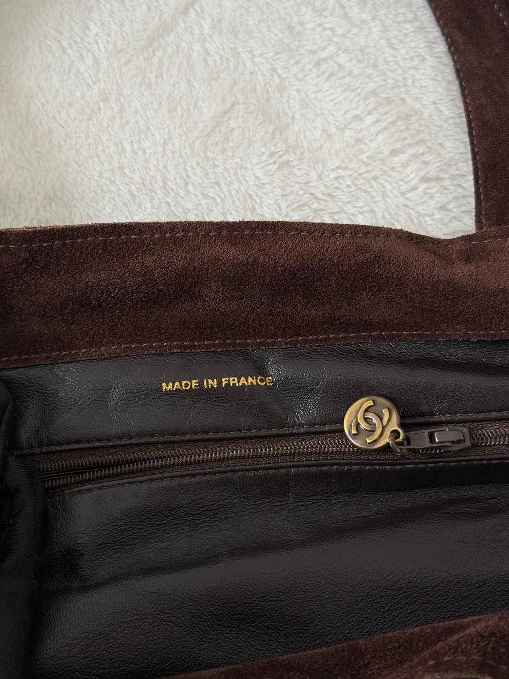 CHANEL Suede Totebag