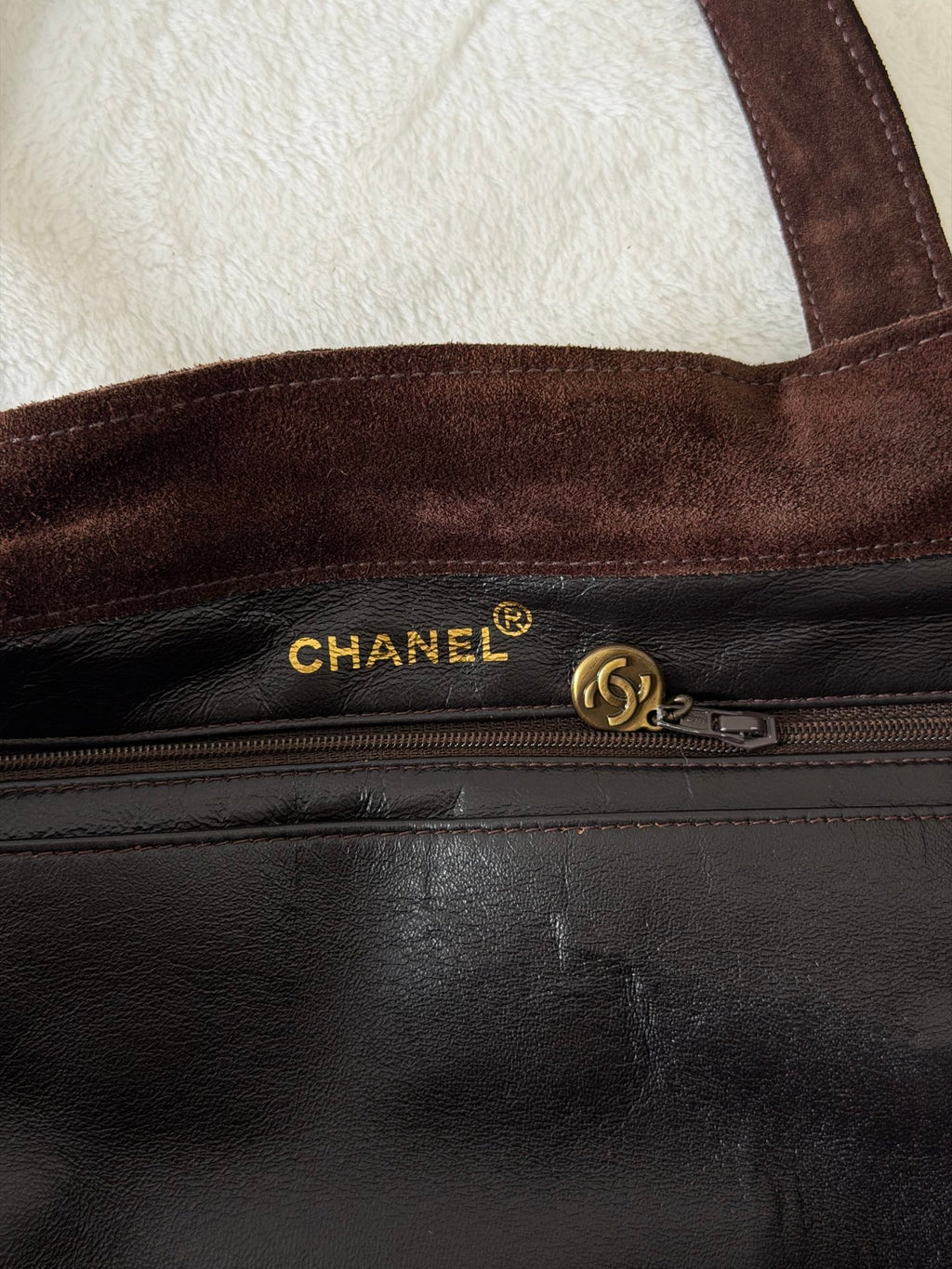 CHANEL Suede Totebag
