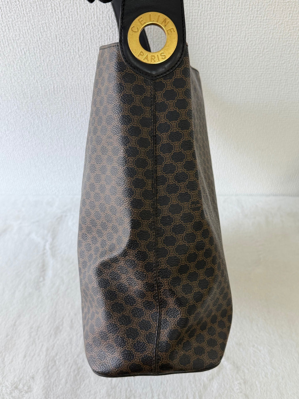 CELINE Black Macadam Totebag