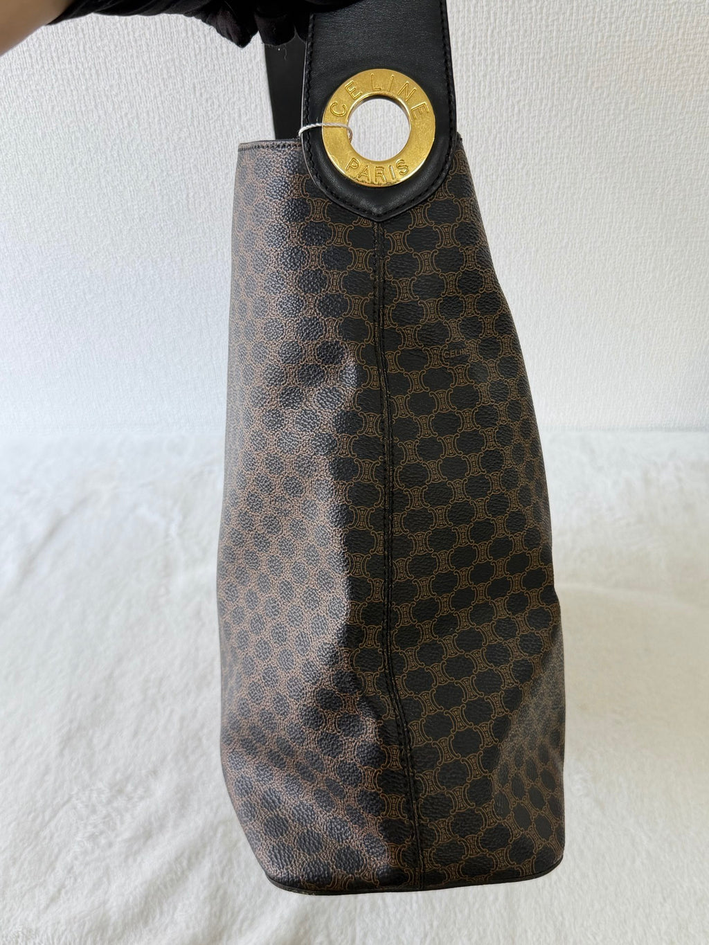 CELINE Black Macadam Totebag