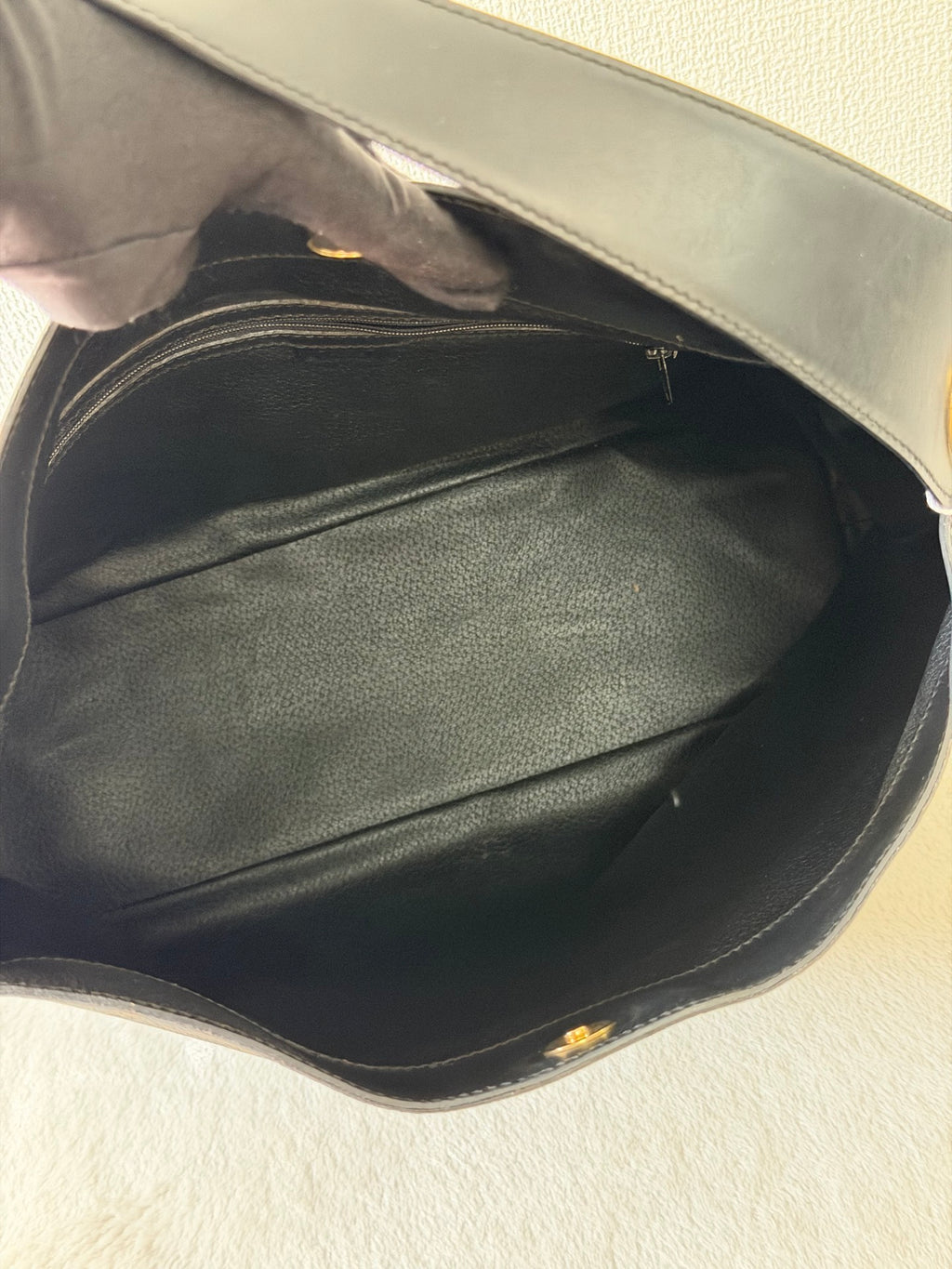 CELINE Black Macadam Totebag