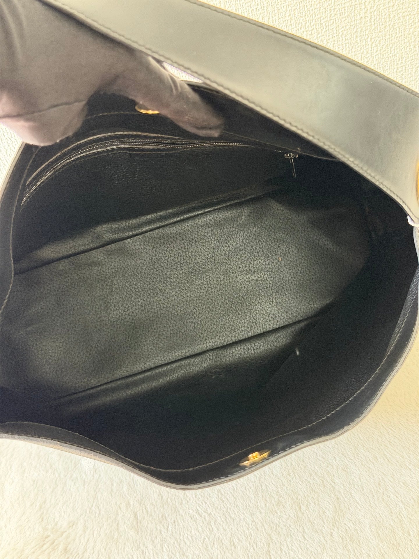 CELINE Black Macadam Totebag