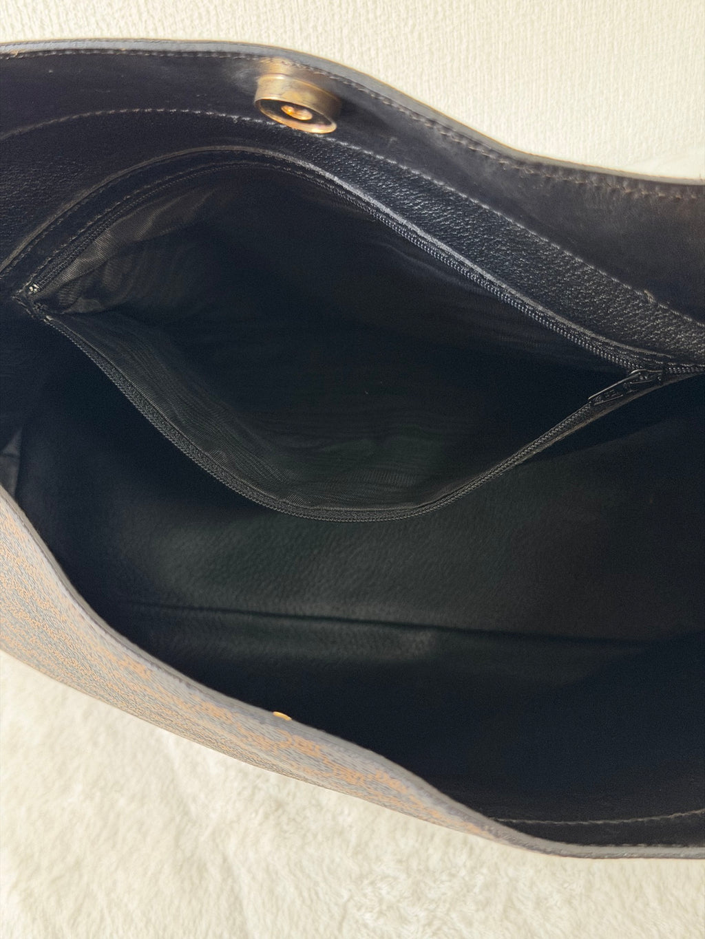 CELINE Black Macadam Totebag