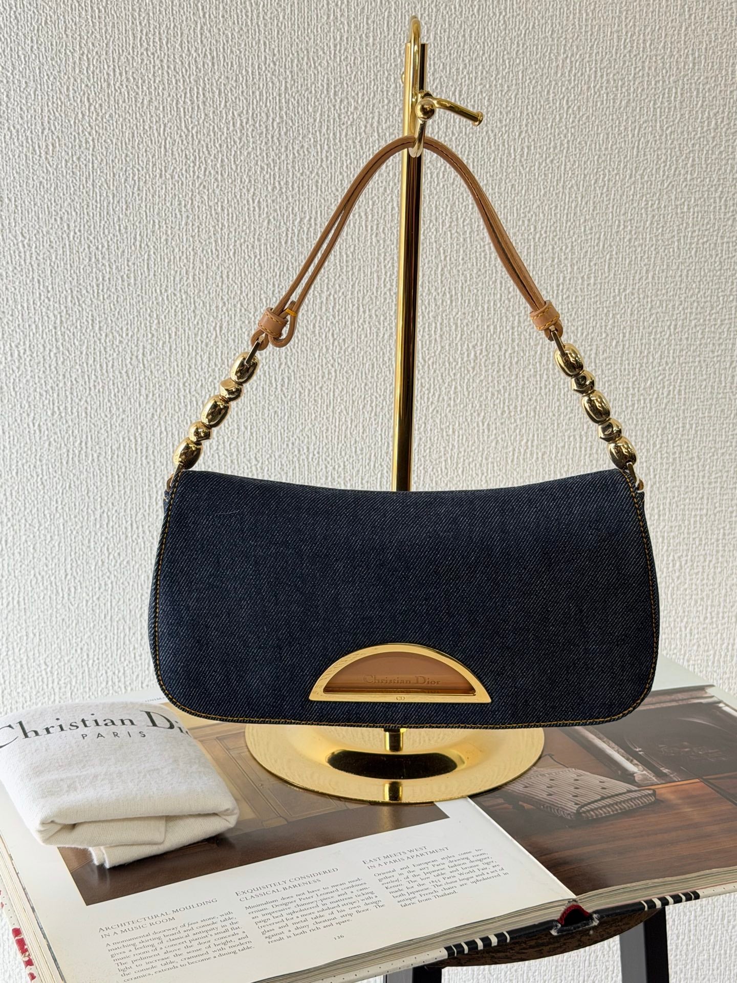 CHRISTIAN DIOR Denim Handbag