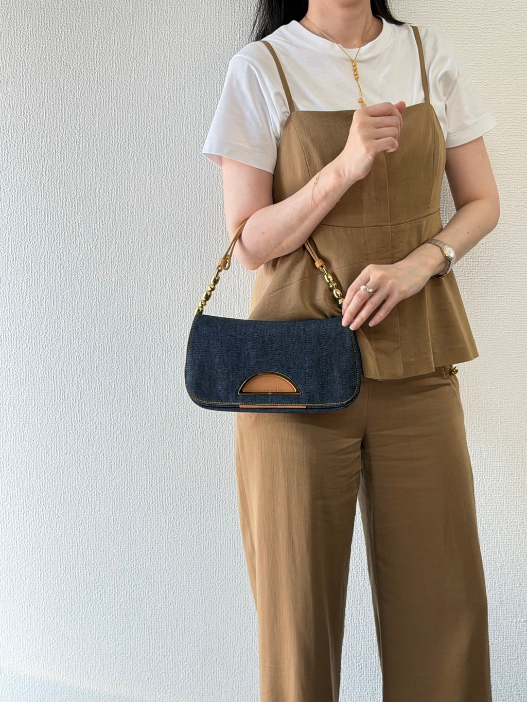 CHRISTIAN DIOR Denim Handbag