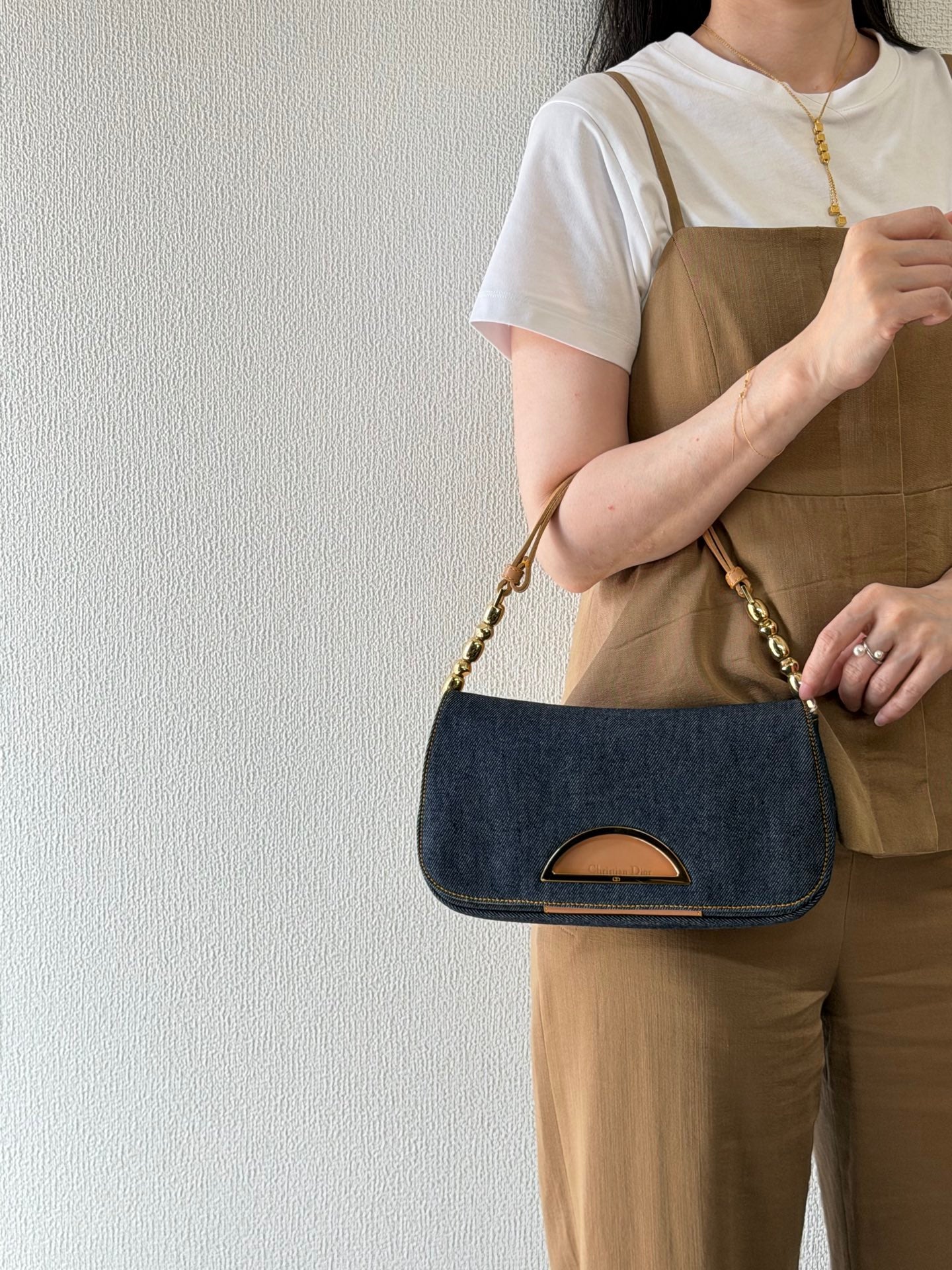 CHRISTIAN DIOR Denim Handbag