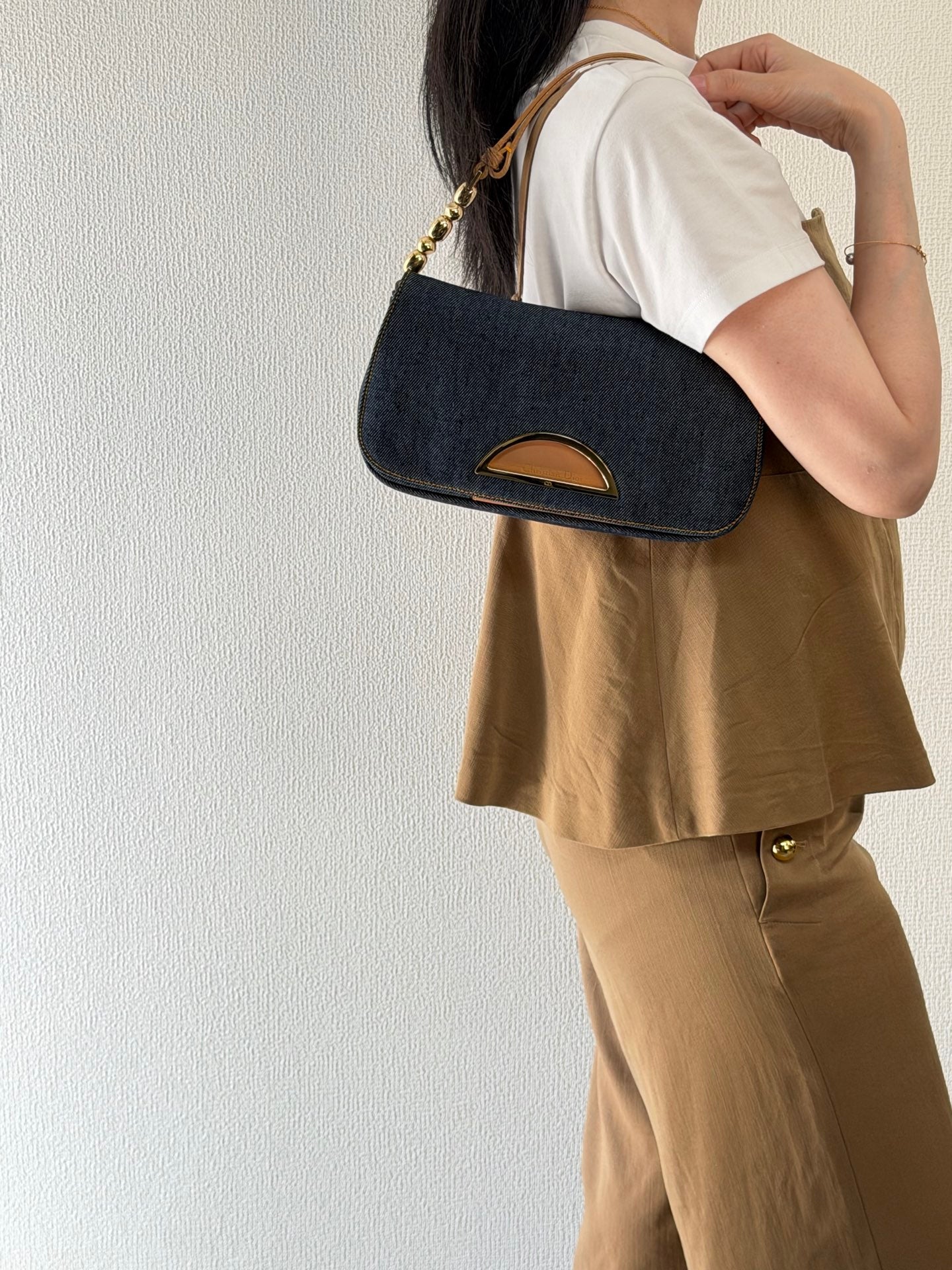 CHRISTIAN DIOR Denim Handbag