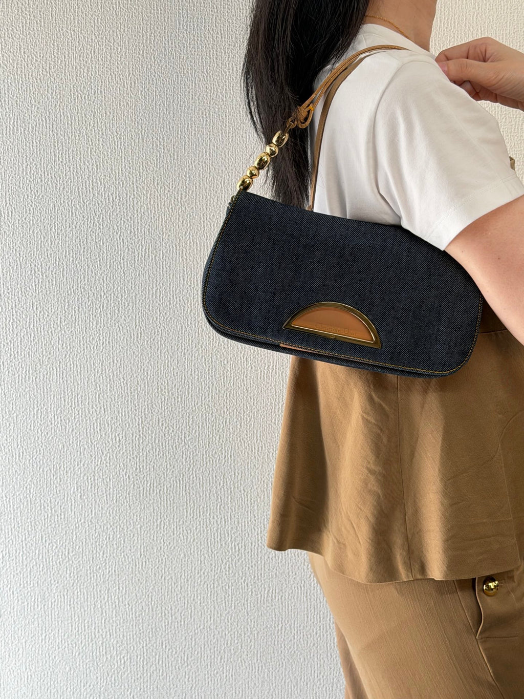 CHRISTIAN DIOR Denim Handbag