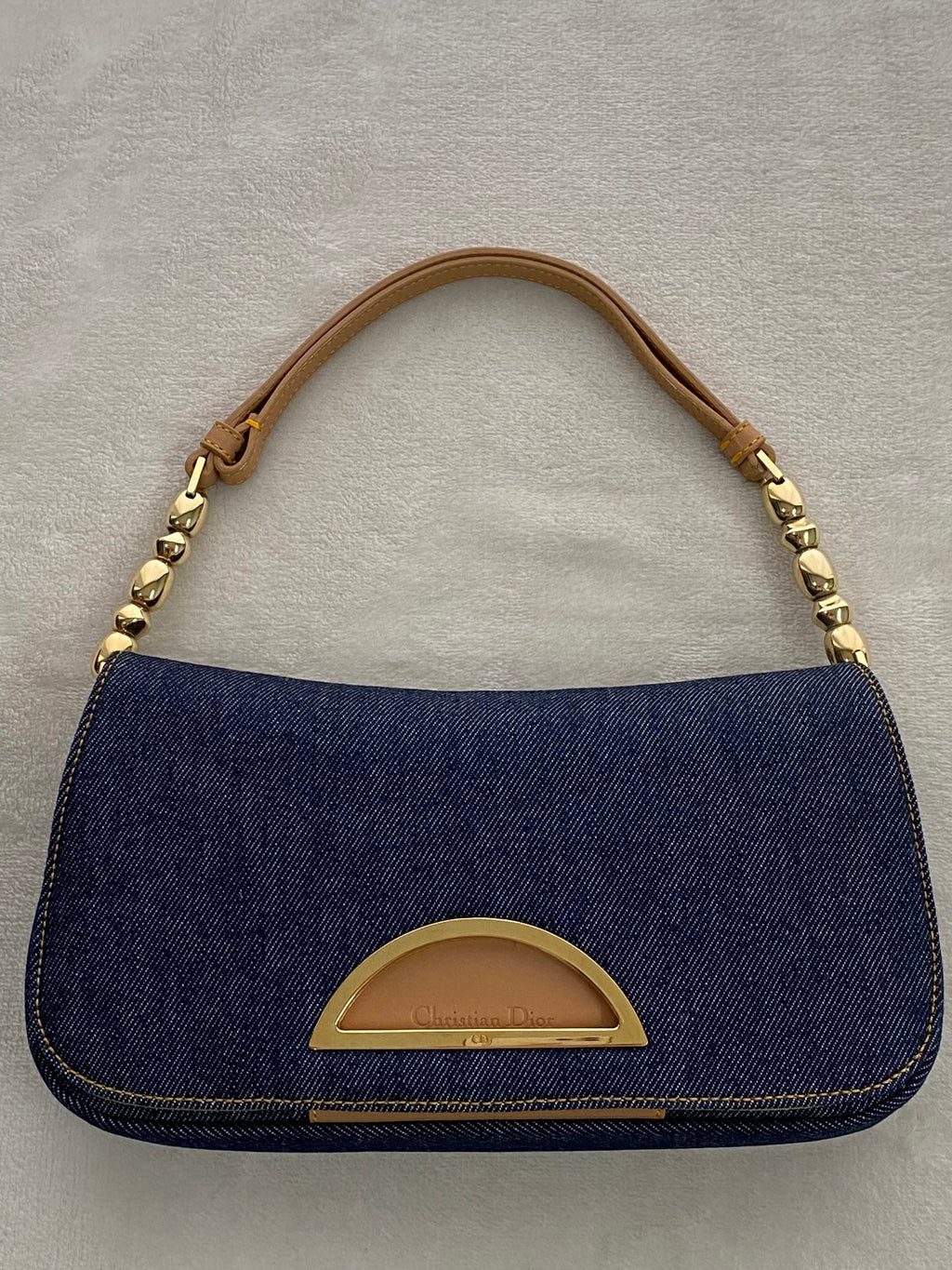 CHRISTIAN DIOR Denim Handbag