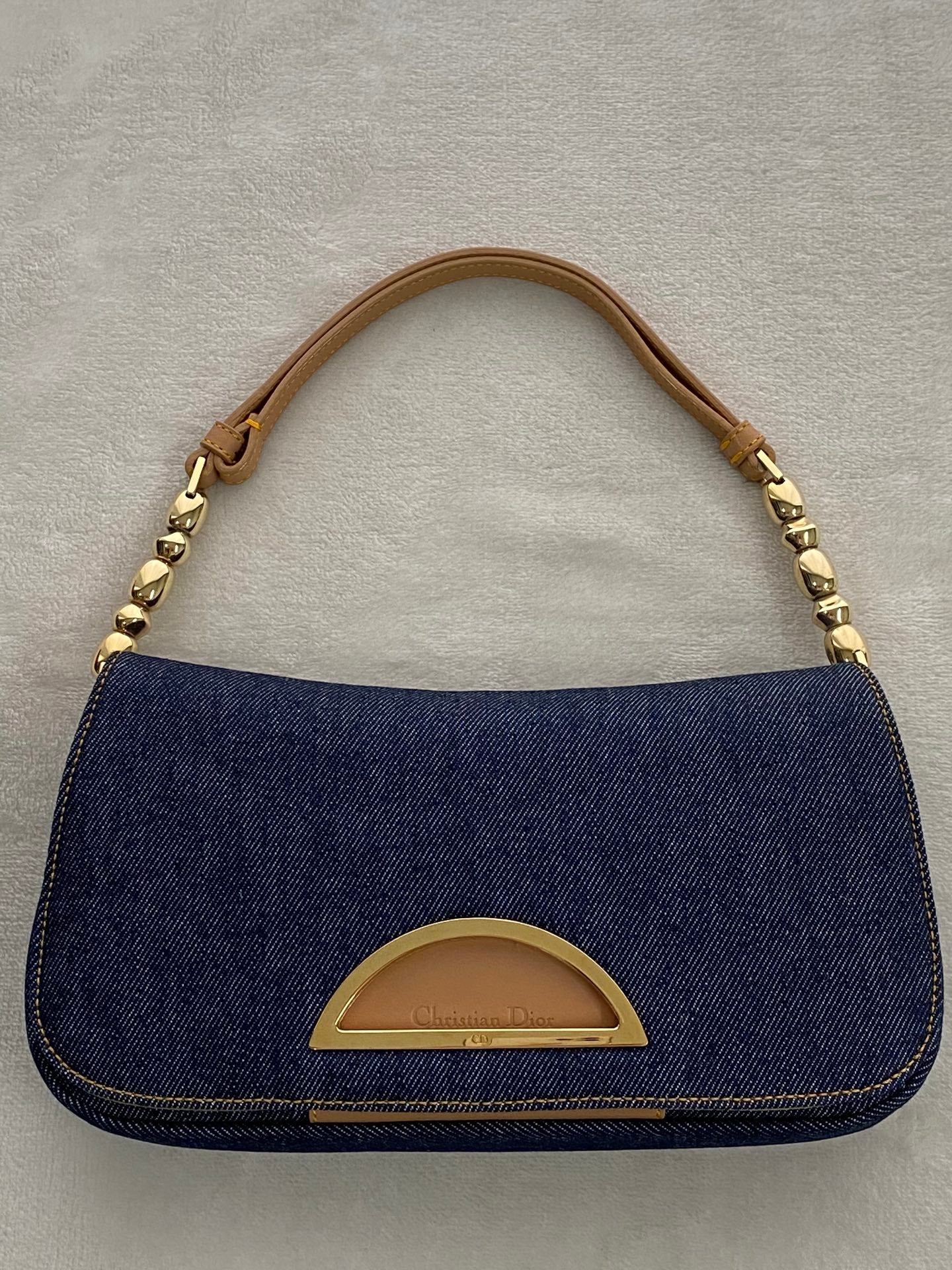 CHRISTIAN DIOR Denim Handbag