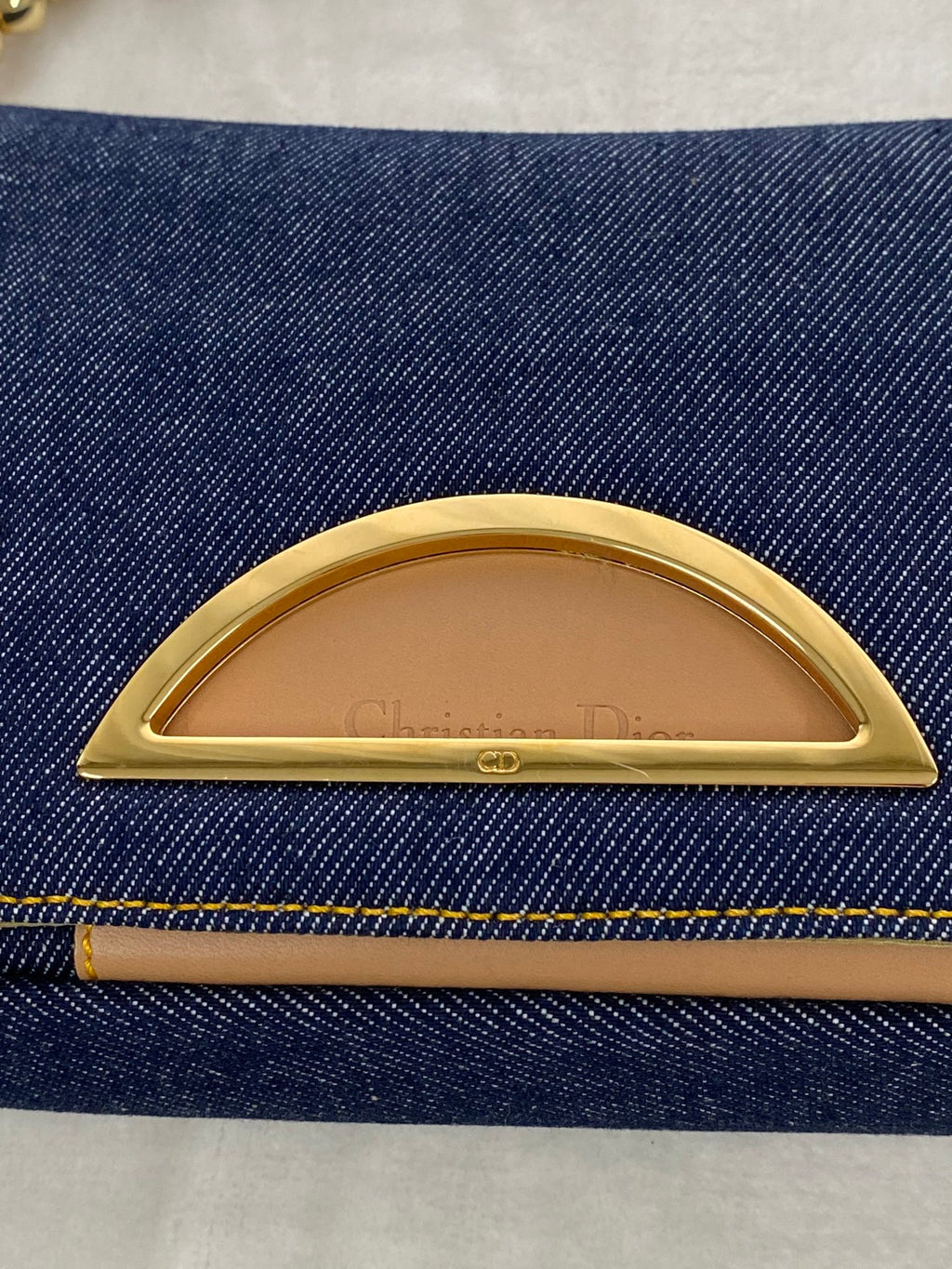 CHRISTIAN DIOR Denim Handbag