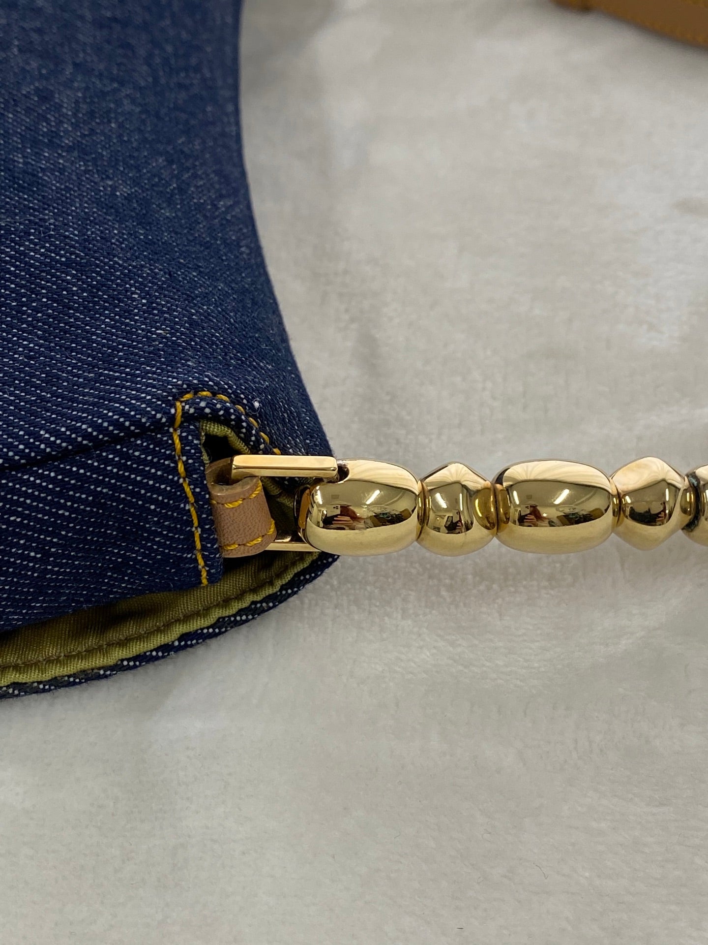CHRISTIAN DIOR Denim Handbag