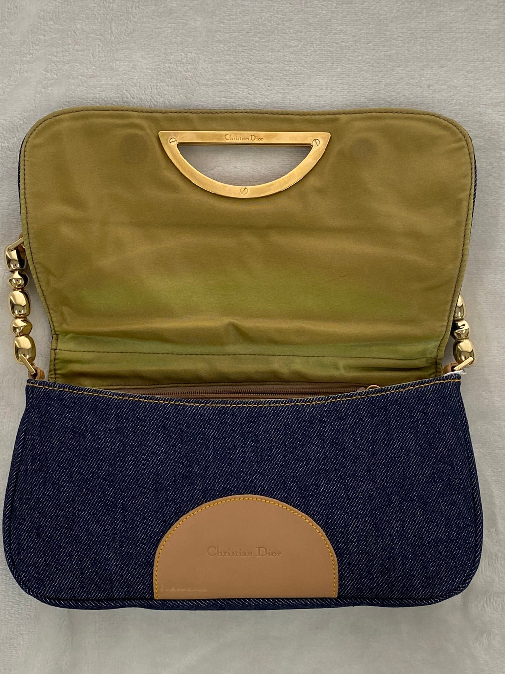 CHRISTIAN DIOR Denim Handbag