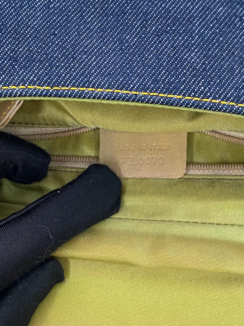 CHRISTIAN DIOR Denim Handbag