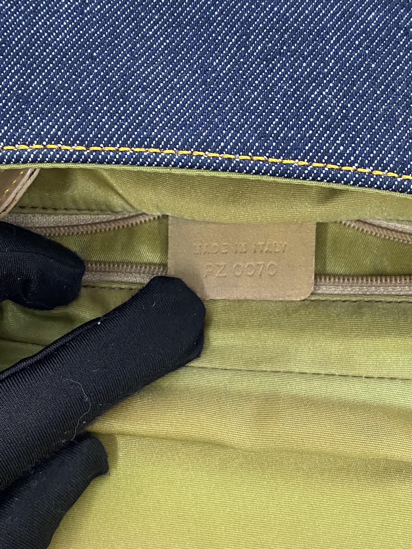 CHRISTIAN DIOR Denim Handbag