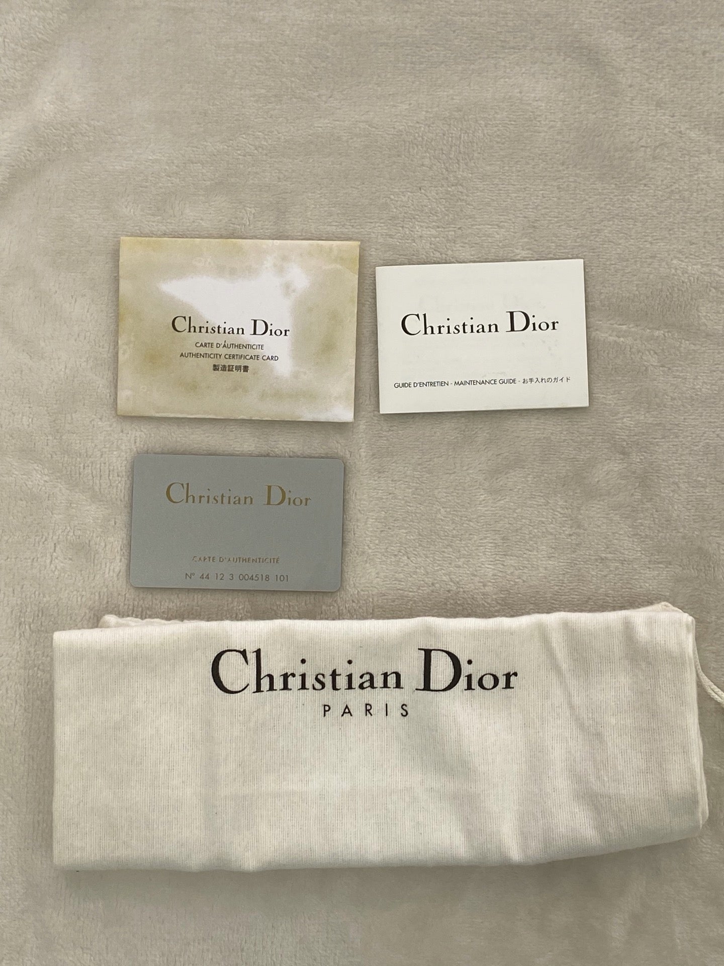 CHRISTIAN DIOR Denim Handbag